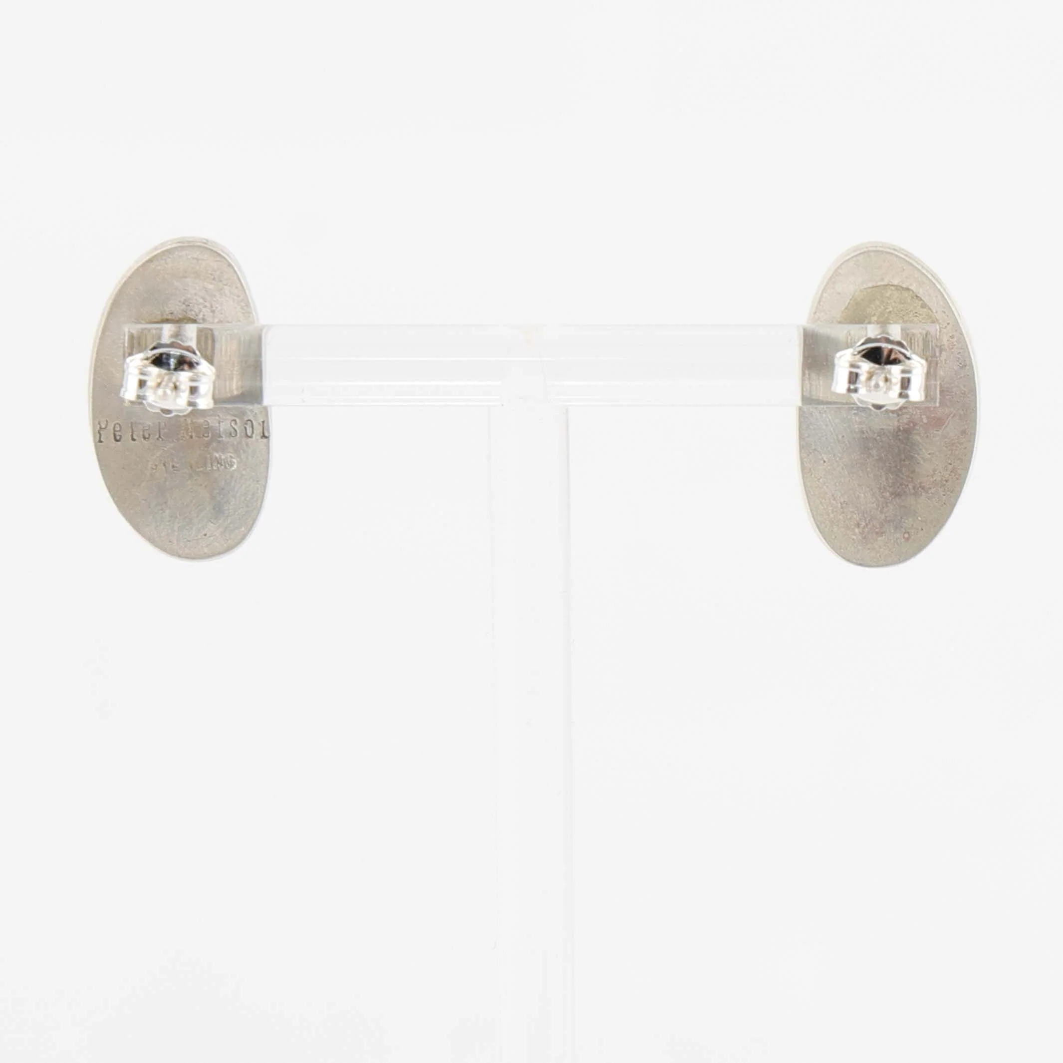 Silver Overlay Earrings - Image 2