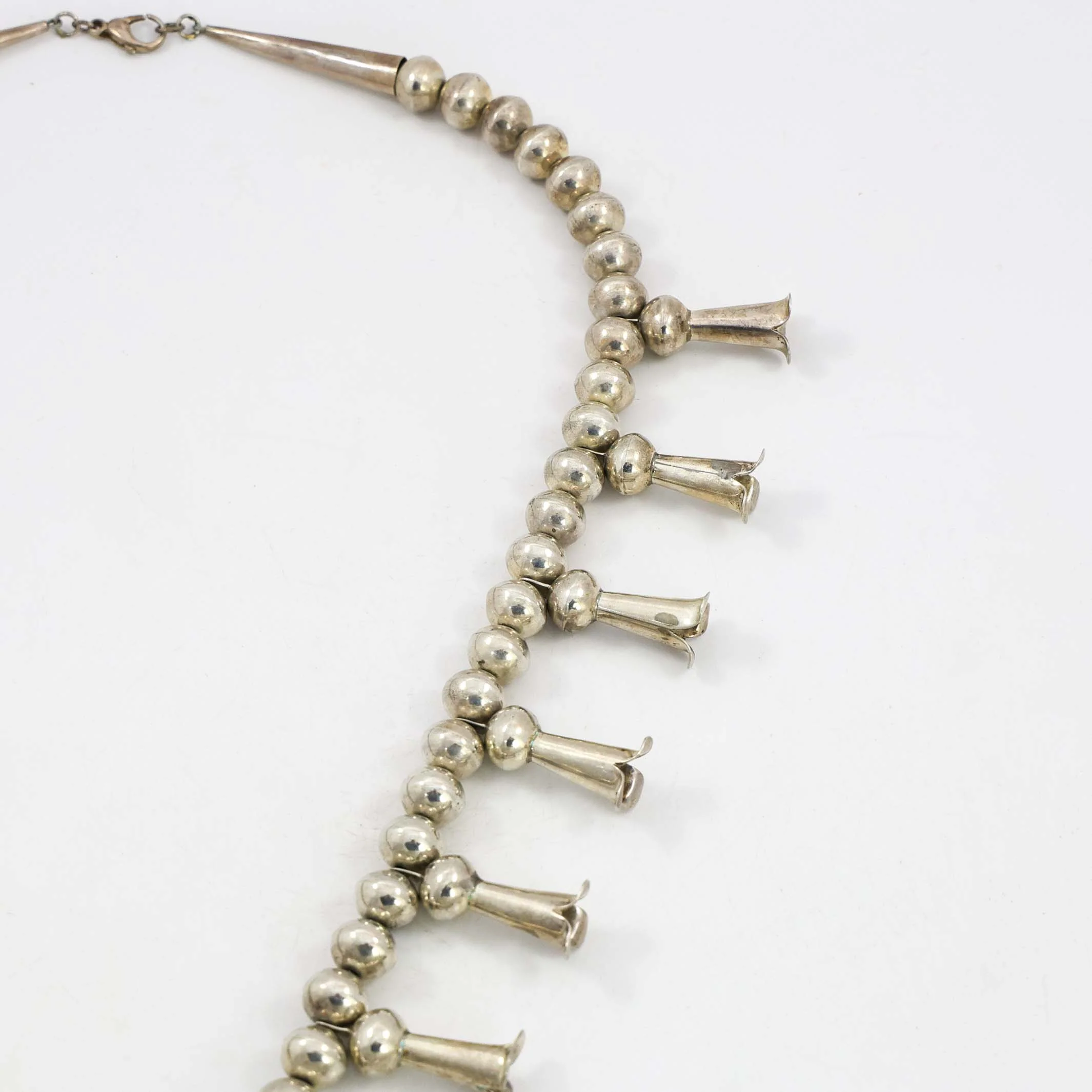 Silver Squash Blossom Necklace - Image 4