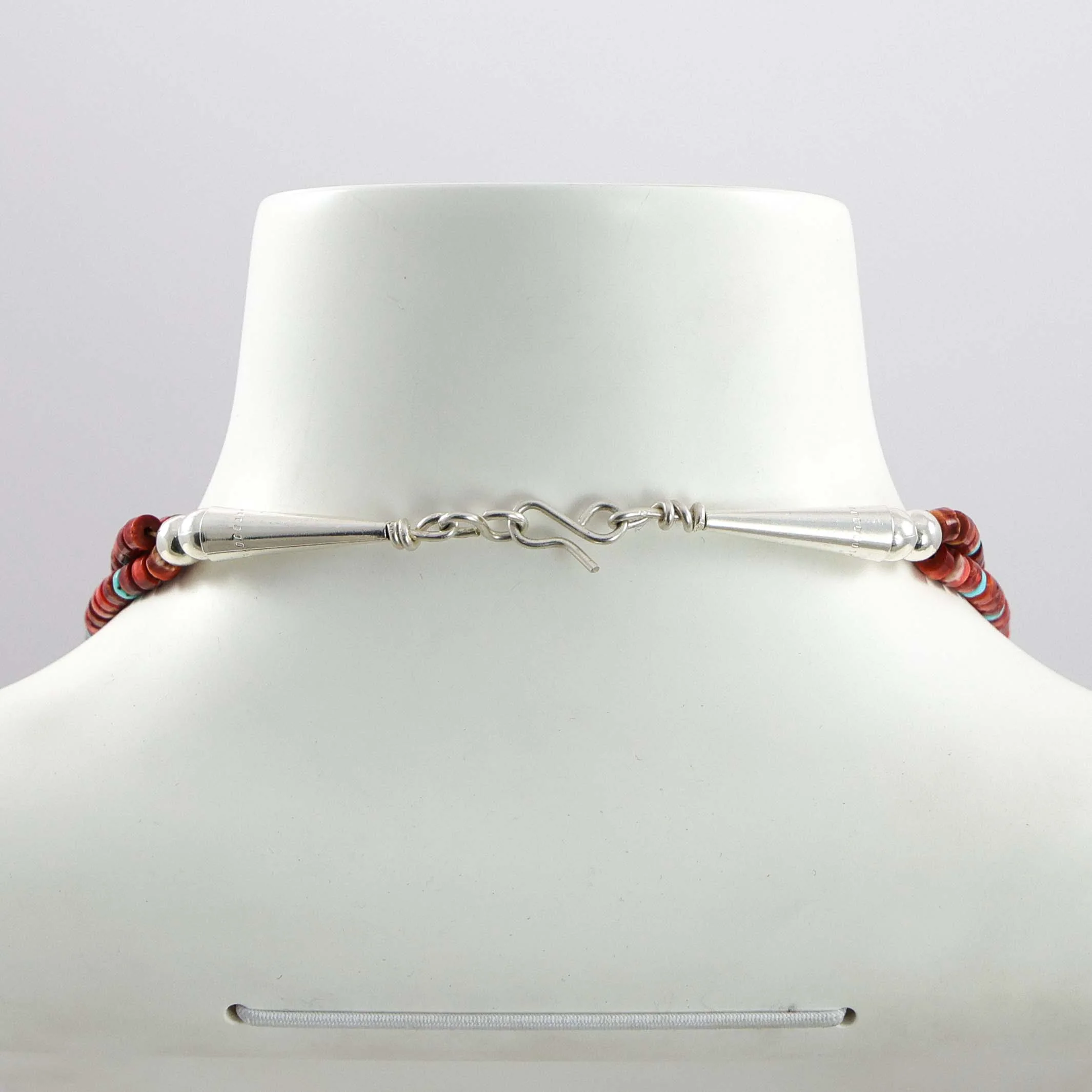 Spiny Oyster and Turquoise Necklace - Image 5