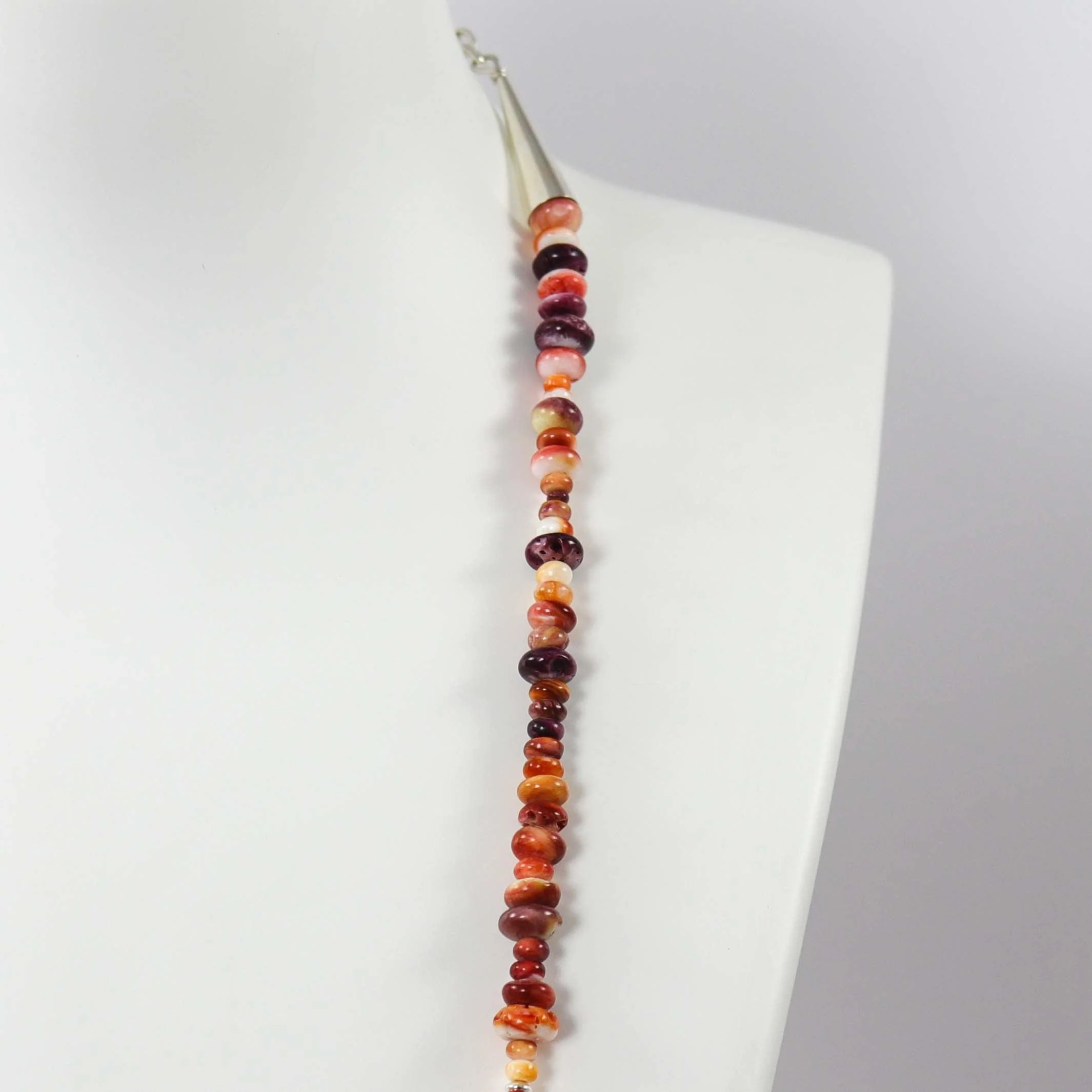 Spiny Oyster Shell Bead Necklace - Image 4