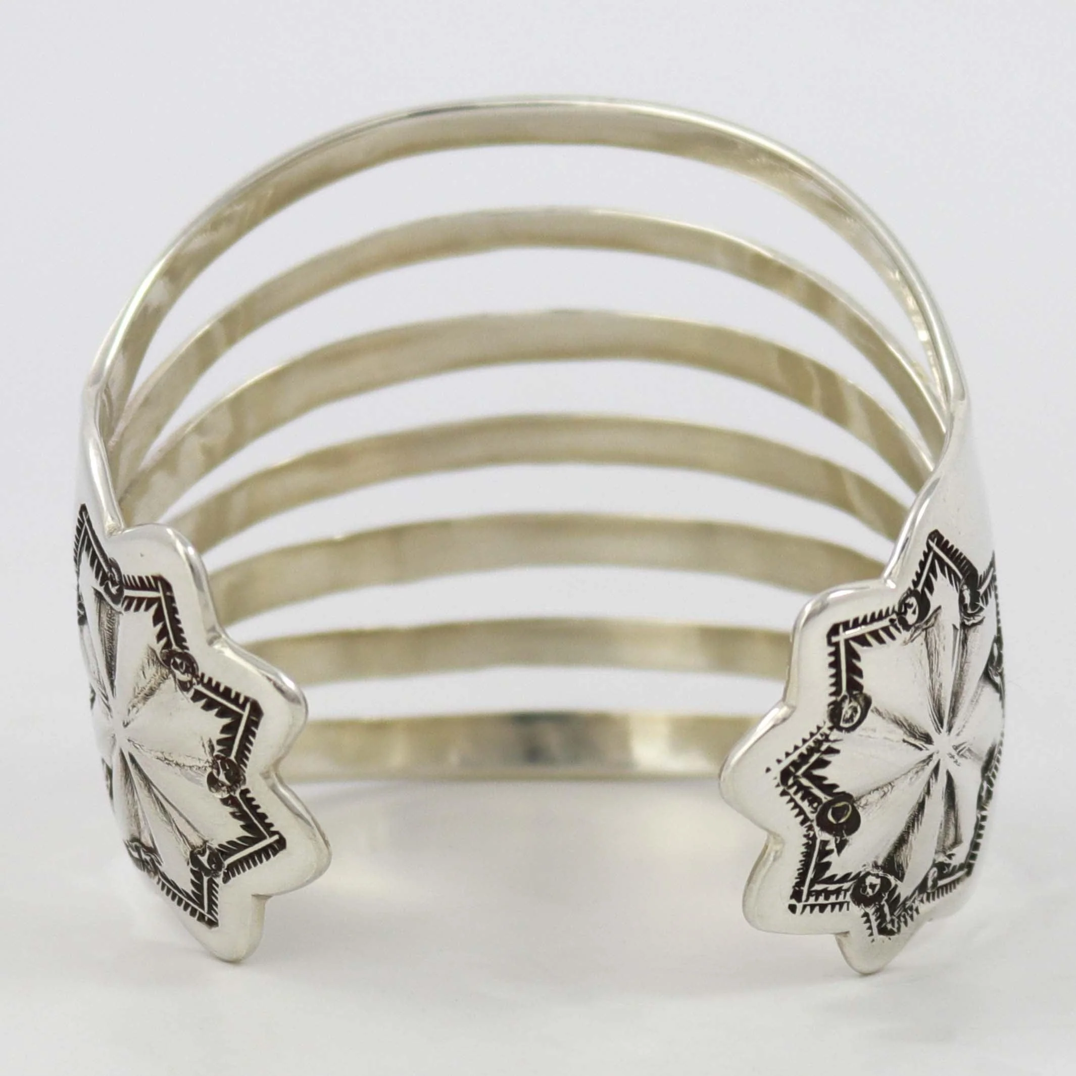 Split Silver Cuff - Image 5