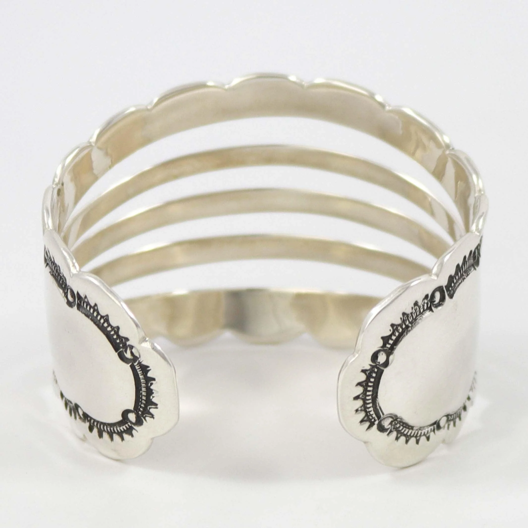Split Silver Cuff - Image 4