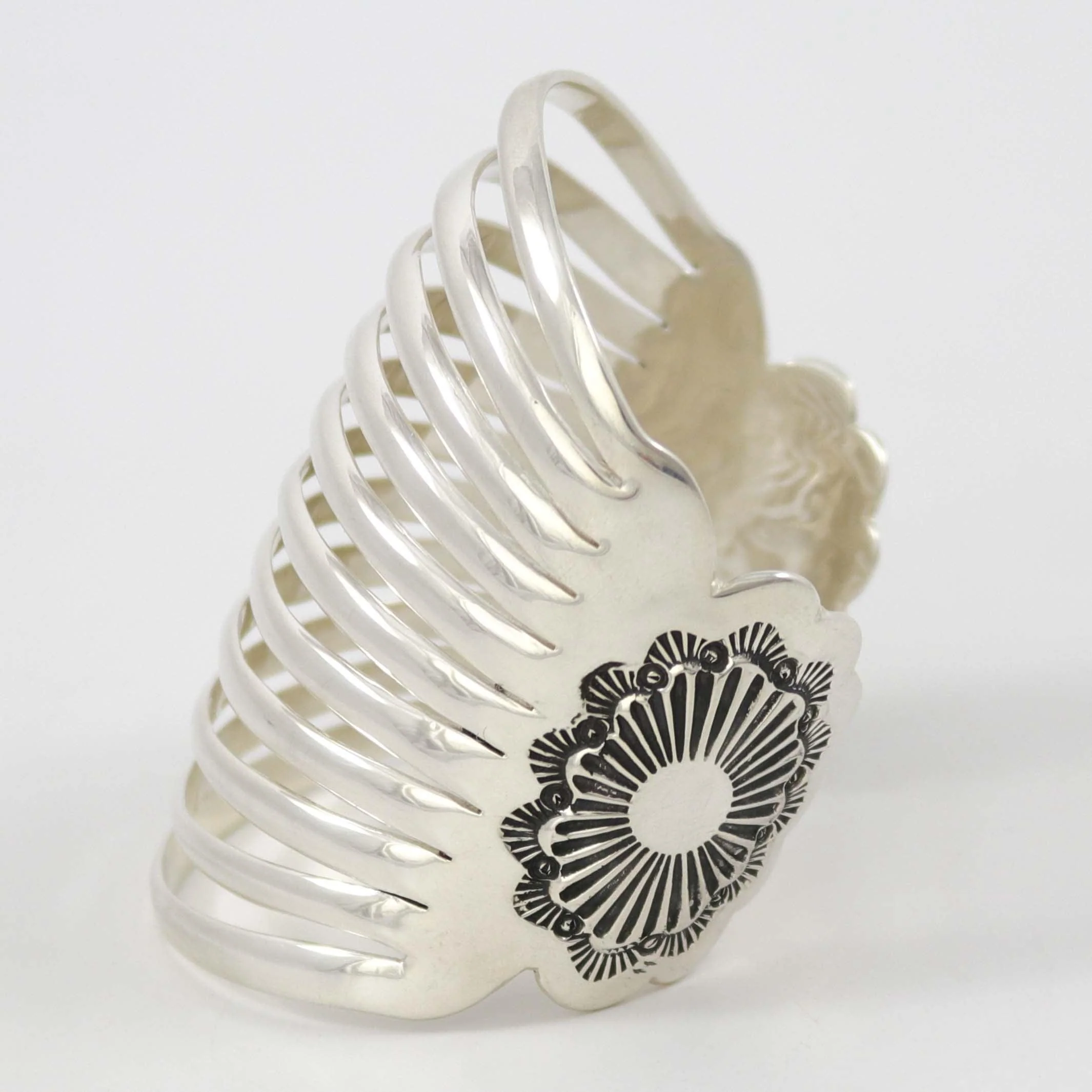 Split Silver Cuff - Image 2