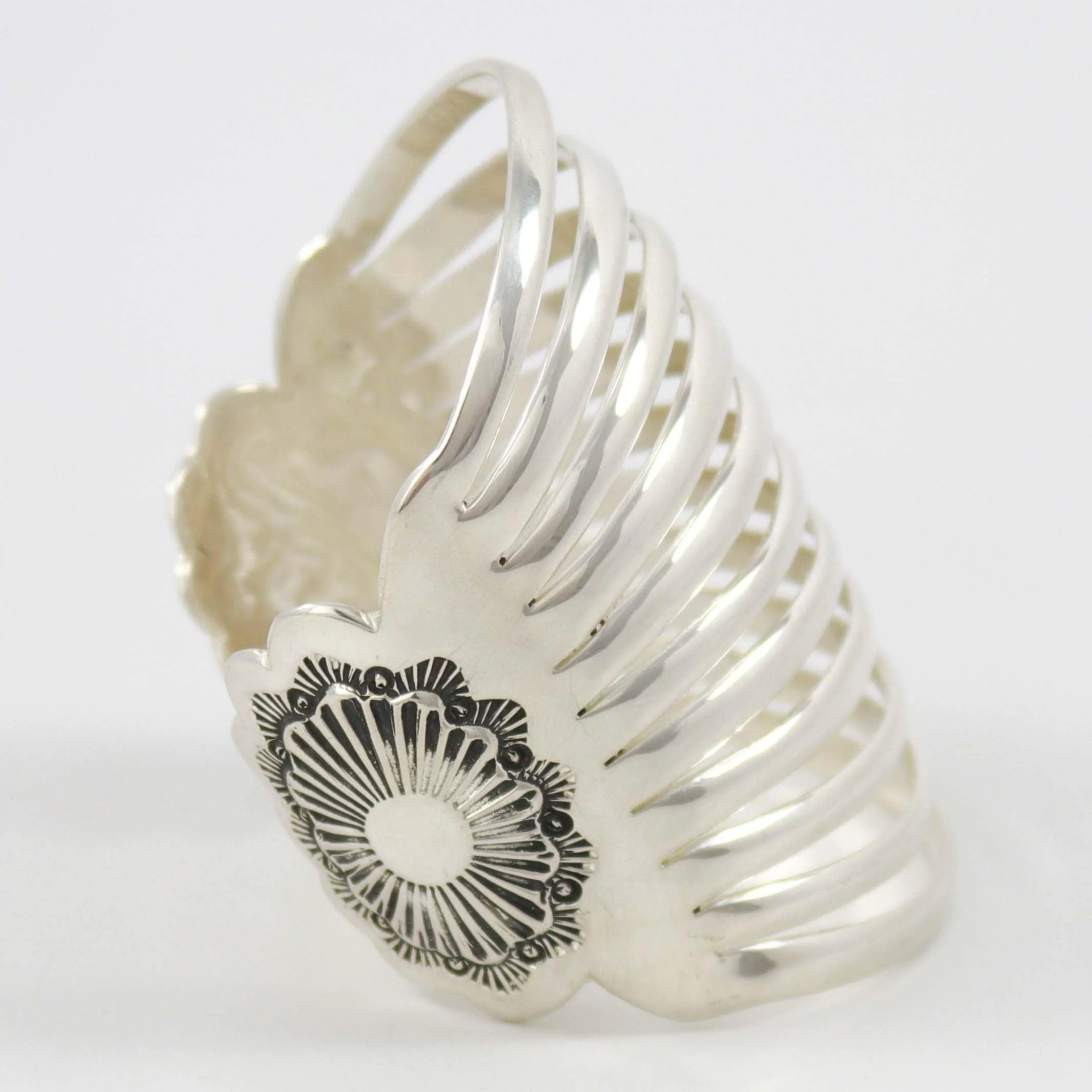 Split Silver Cuff - Image 3