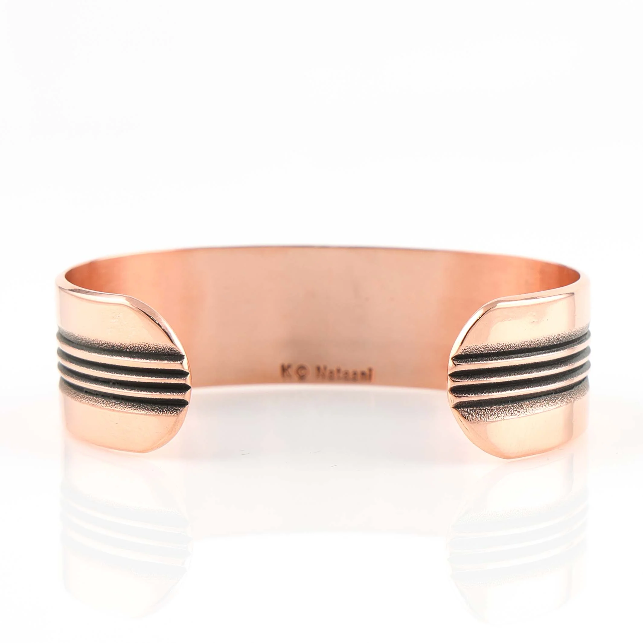 Stamped Copper Cuff - Image 4