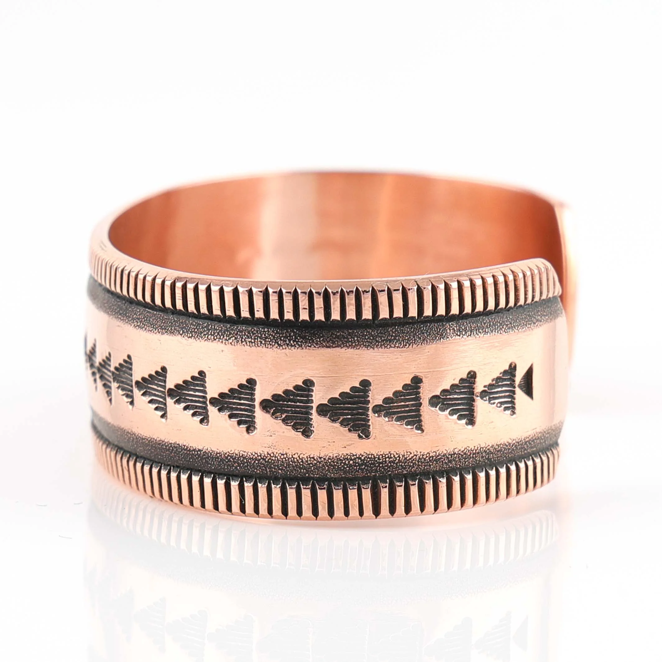 Stamped Copper Cuff - Image 2
