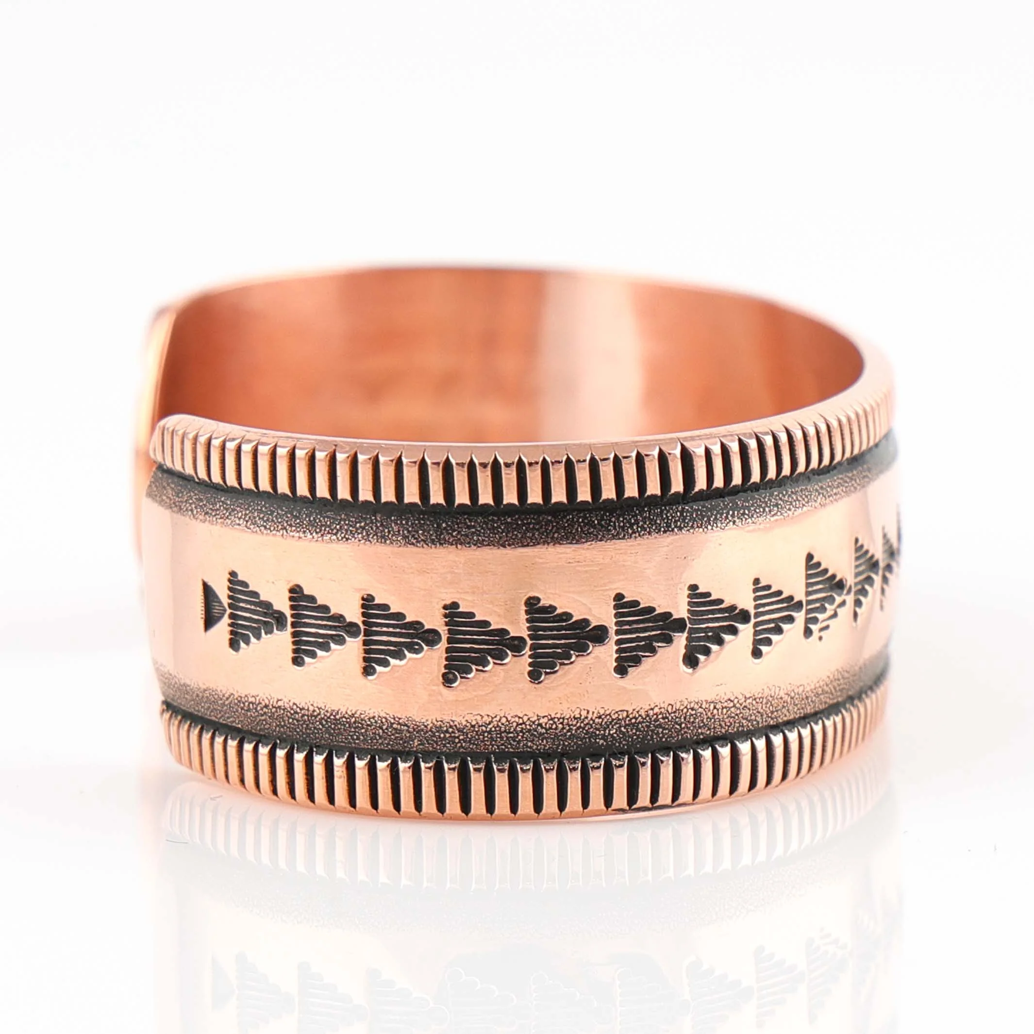 Stamped Copper Cuff - Image 3