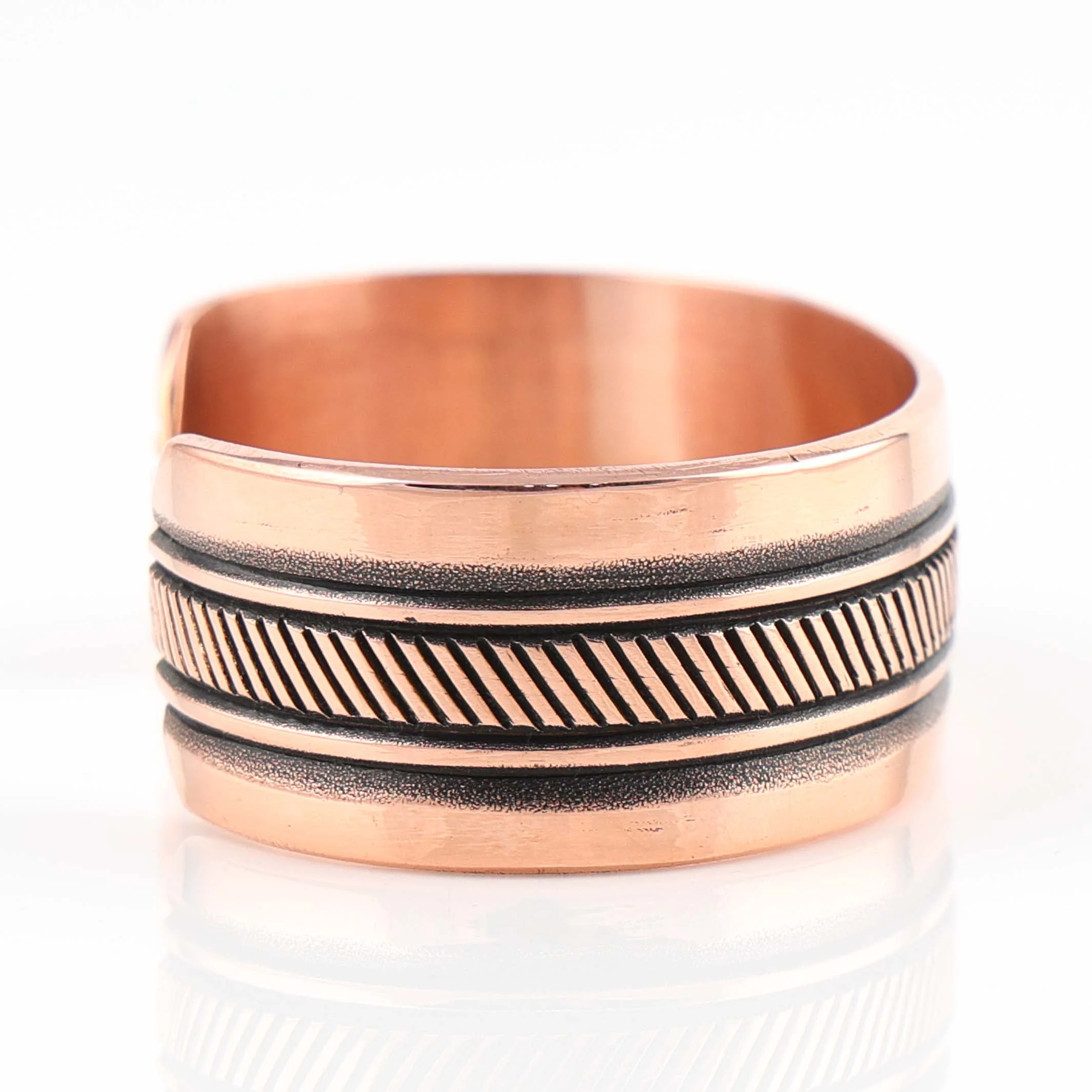Stamped Copper Cuff - Image 3