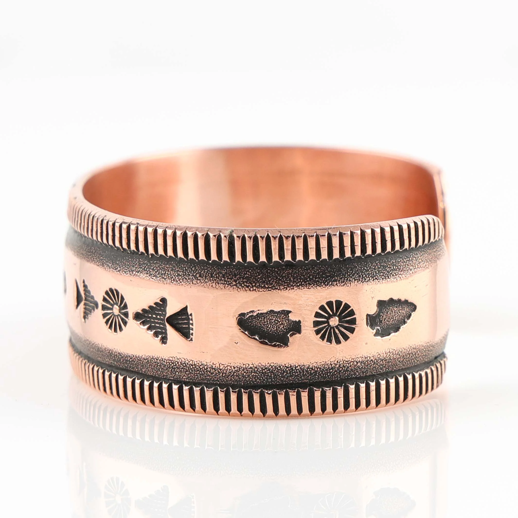 Stamped Copper Cuff - Image 2