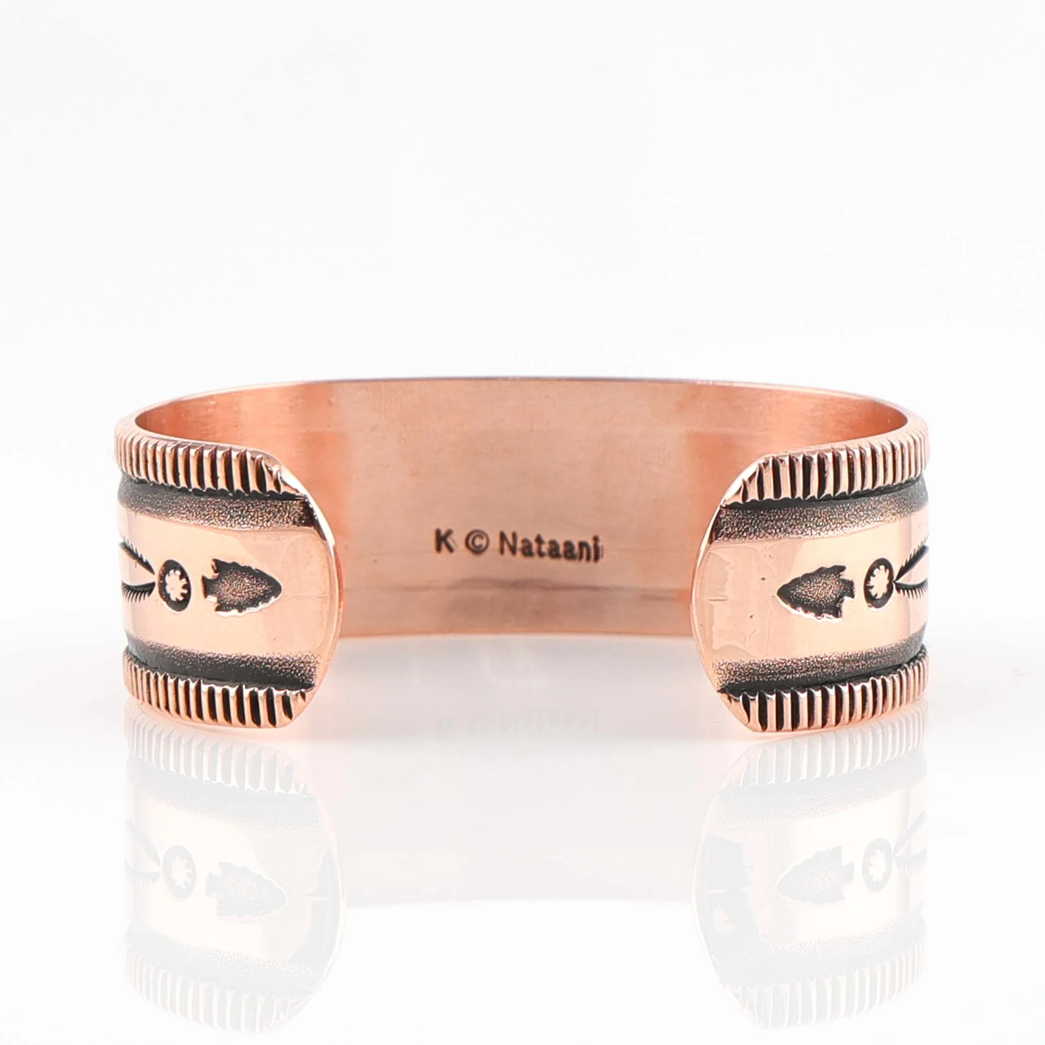Stamped Copper Cuff - Image 4