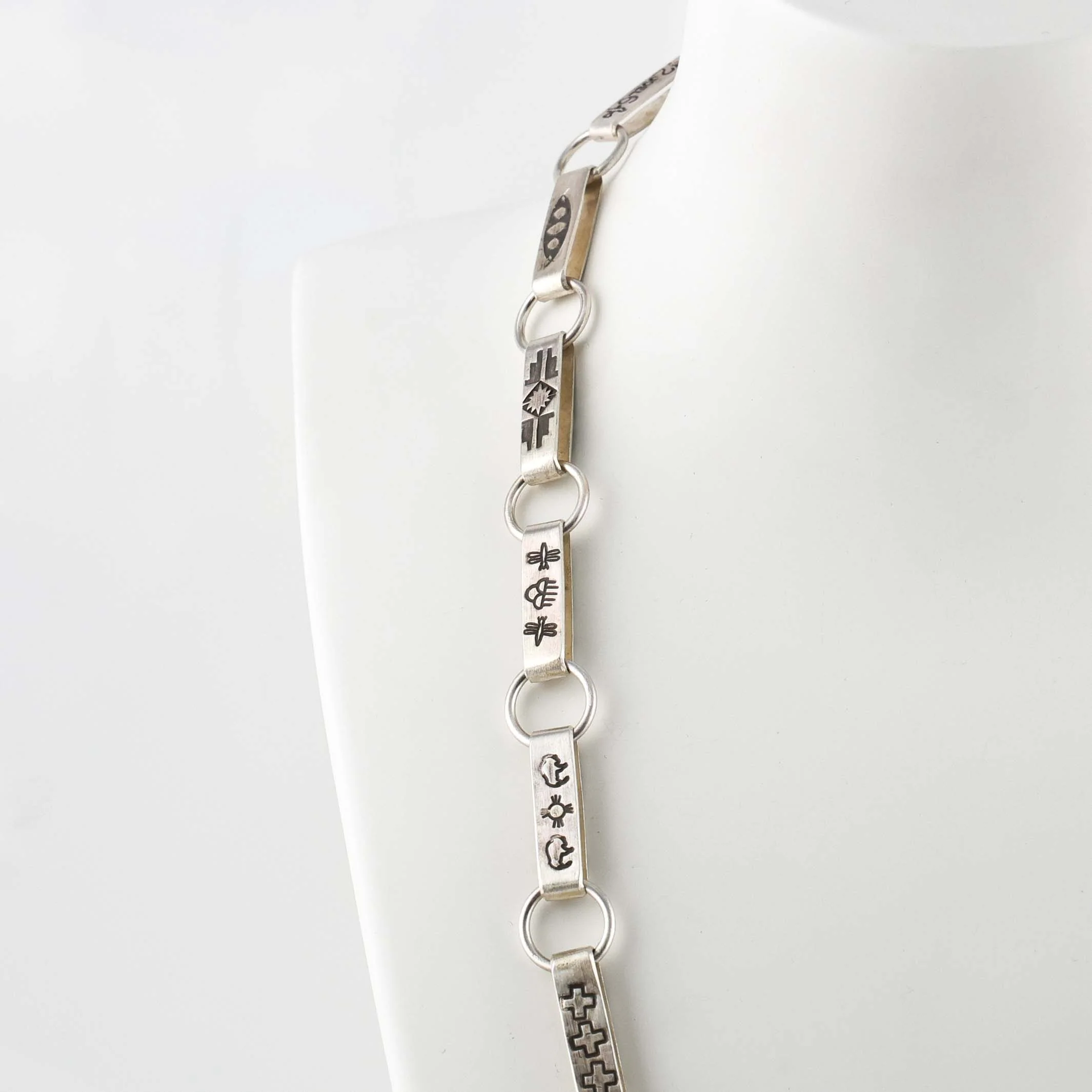Stamped Silver Chain - Image 3