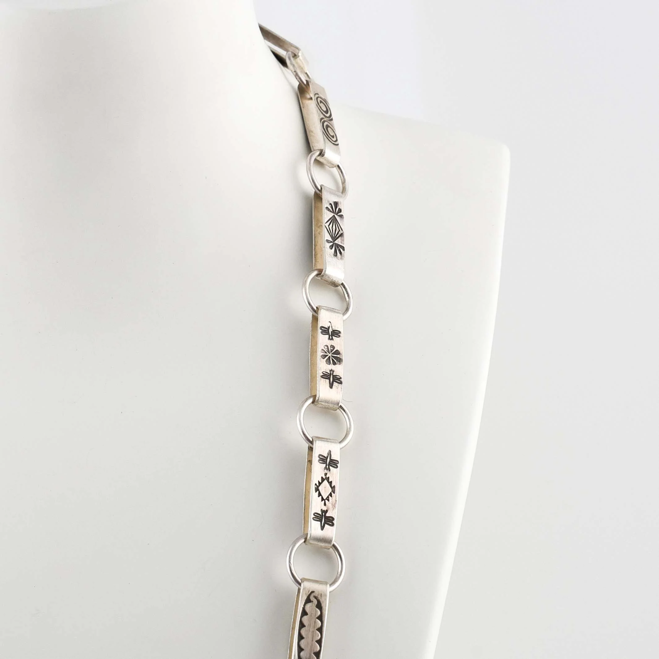 Stamped Silver Chain - Image 4