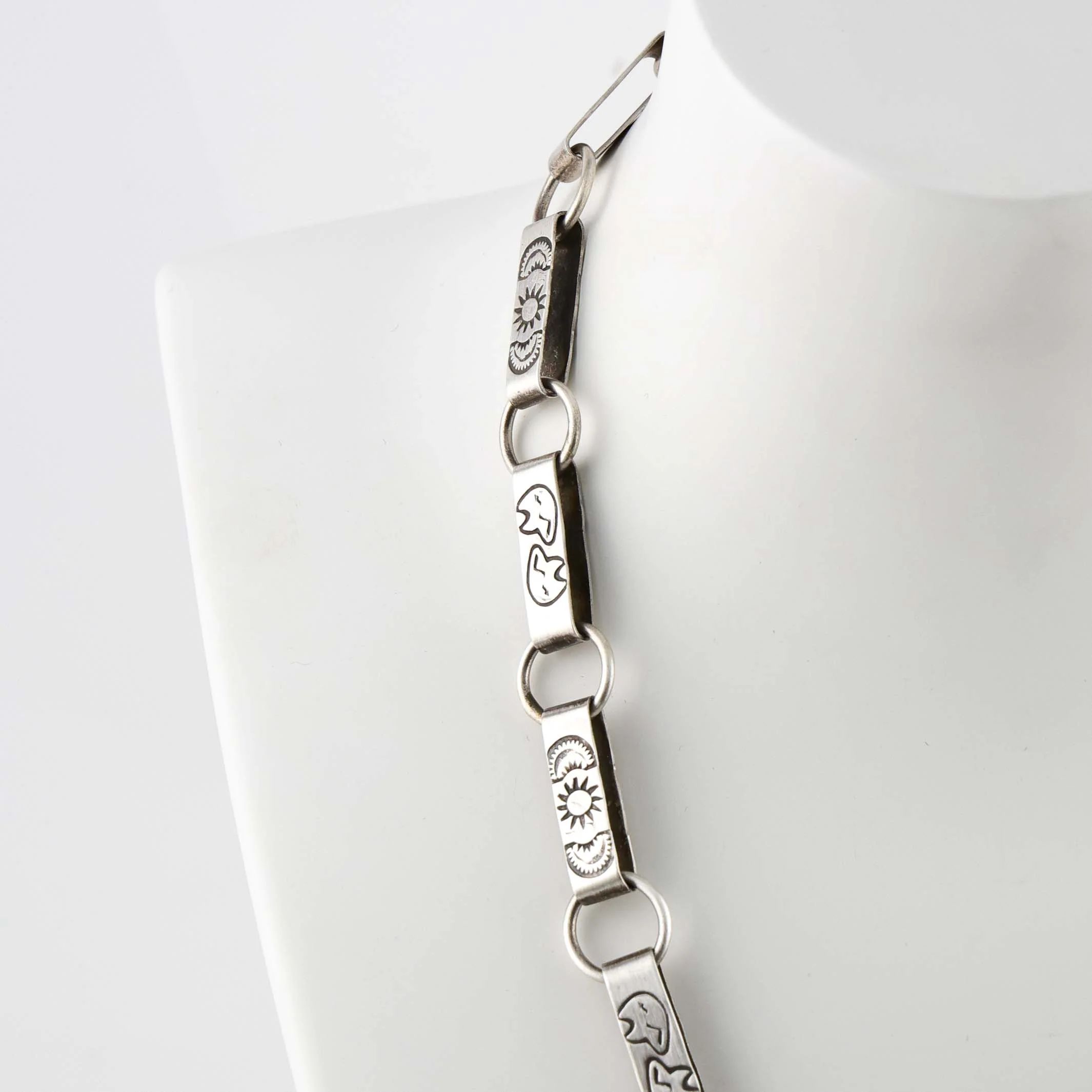 Stamped Silver Chain - Image 3
