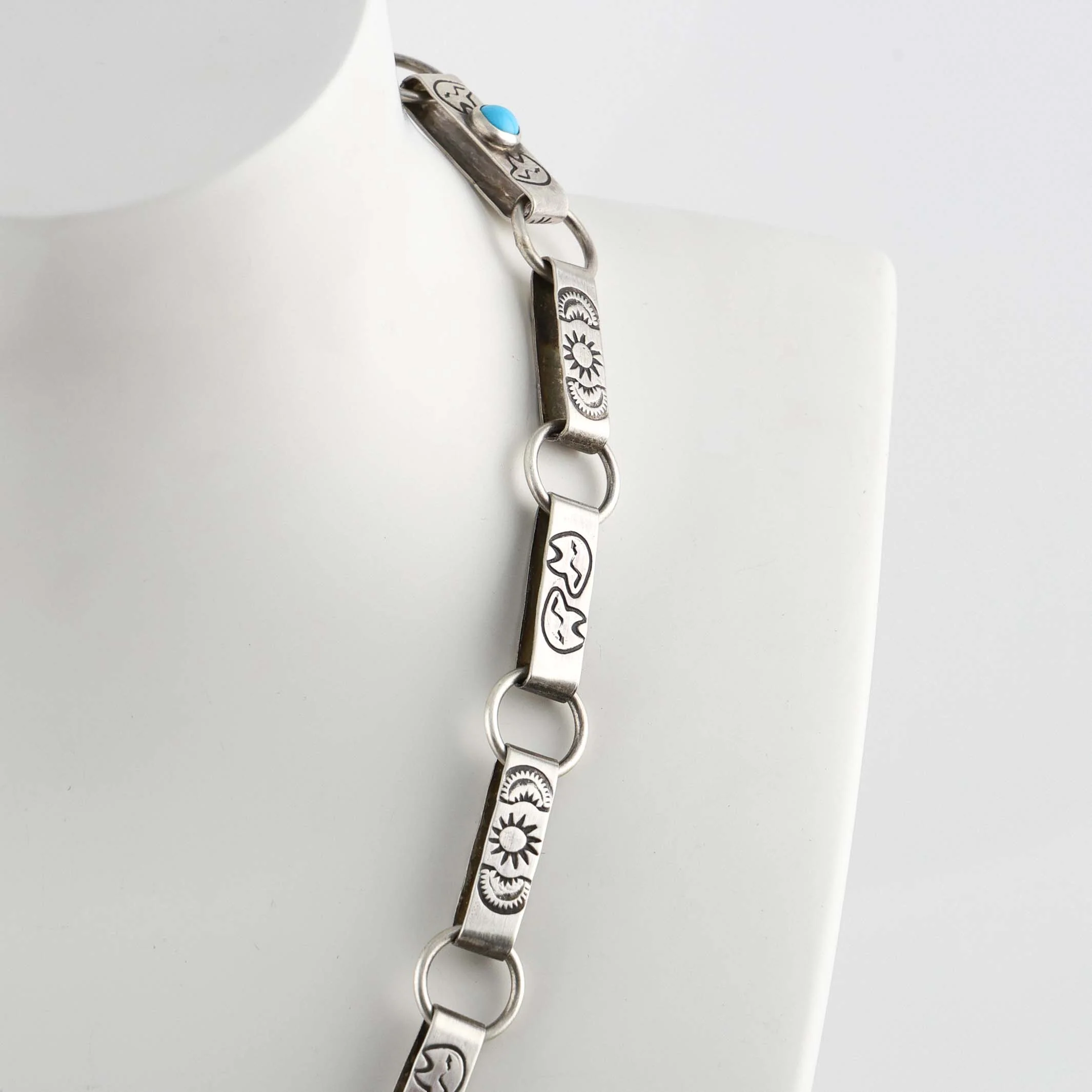 Stamped Silver Chain - Image 4