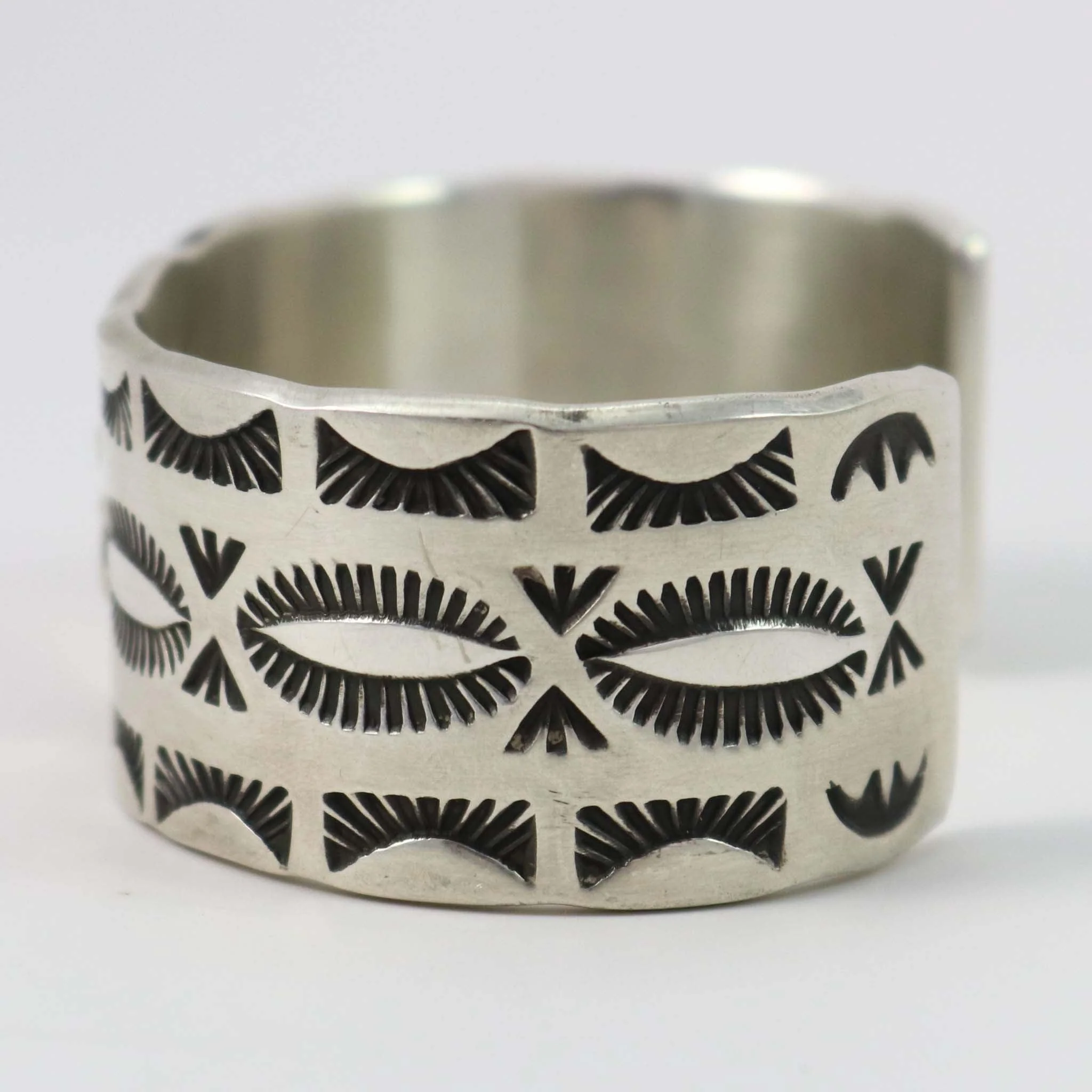 Stamped Silver Cuff - Image 4