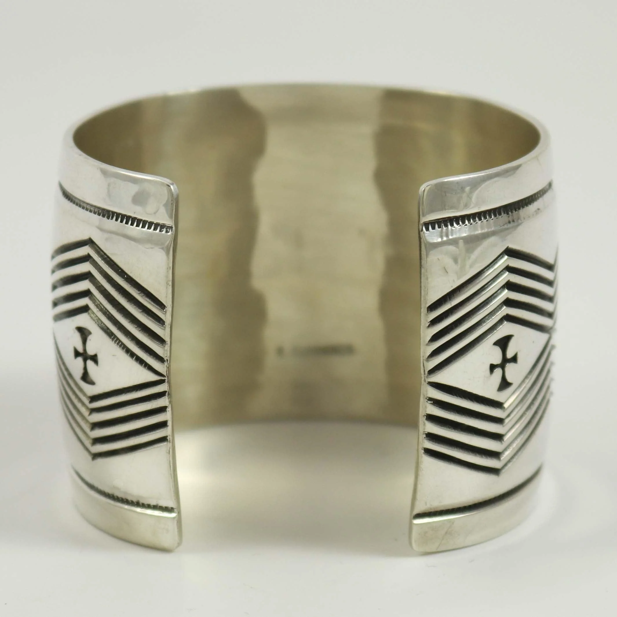 Stamped Silver Cuff - Image 5