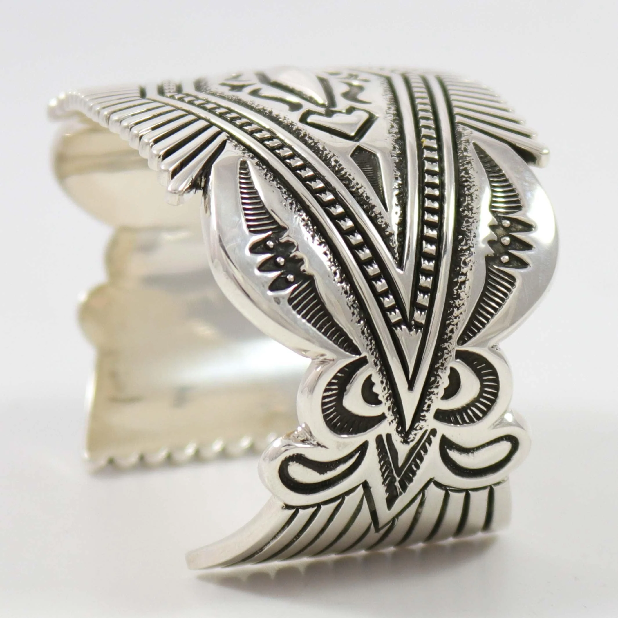 Stamped Silver Cuff - Image 3