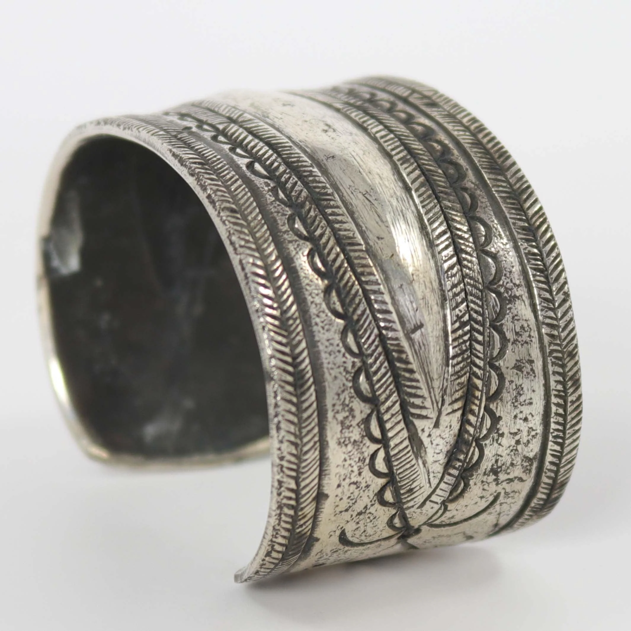 Stamped Silver Cuff - Image 3