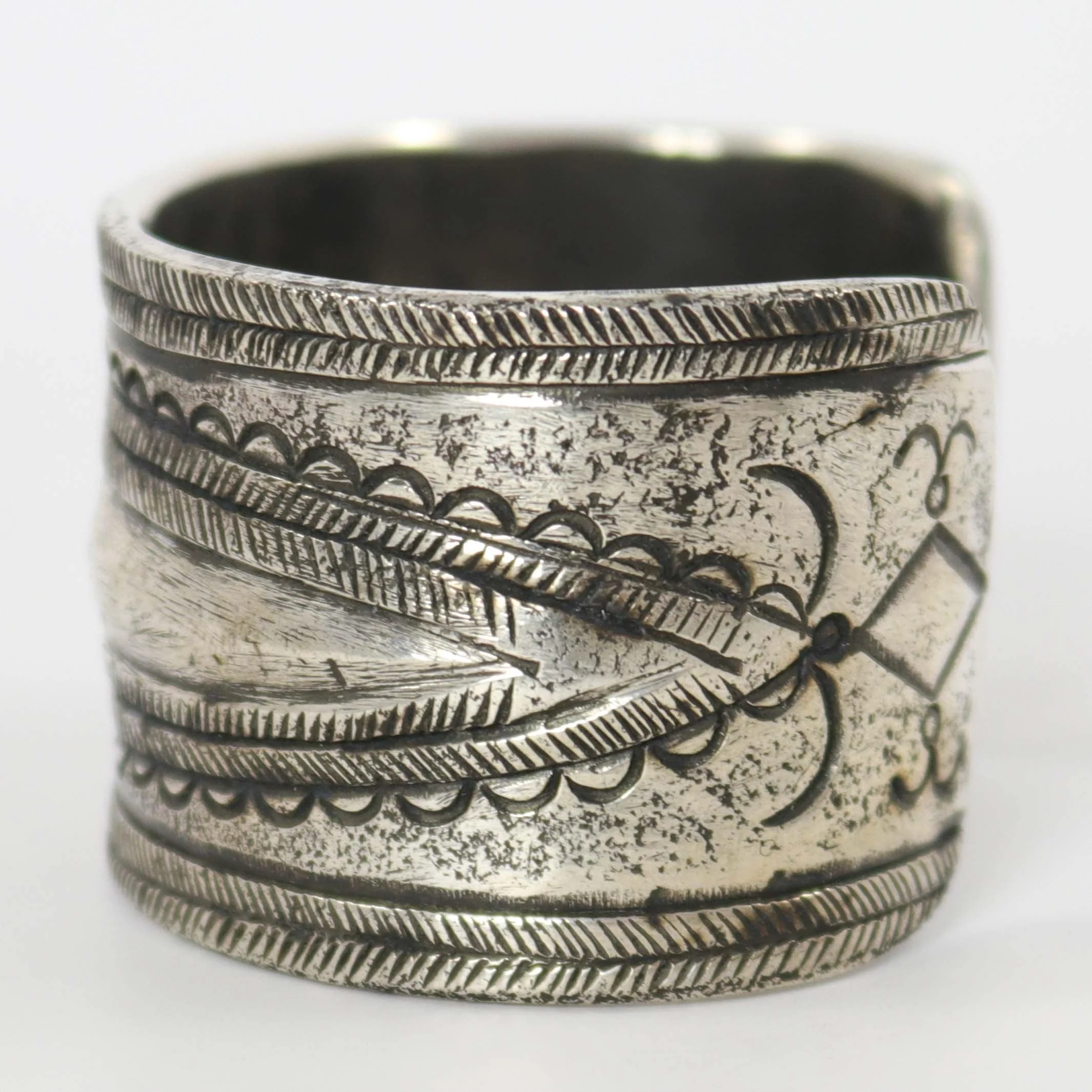 Stamped Silver Cuff - Image 4