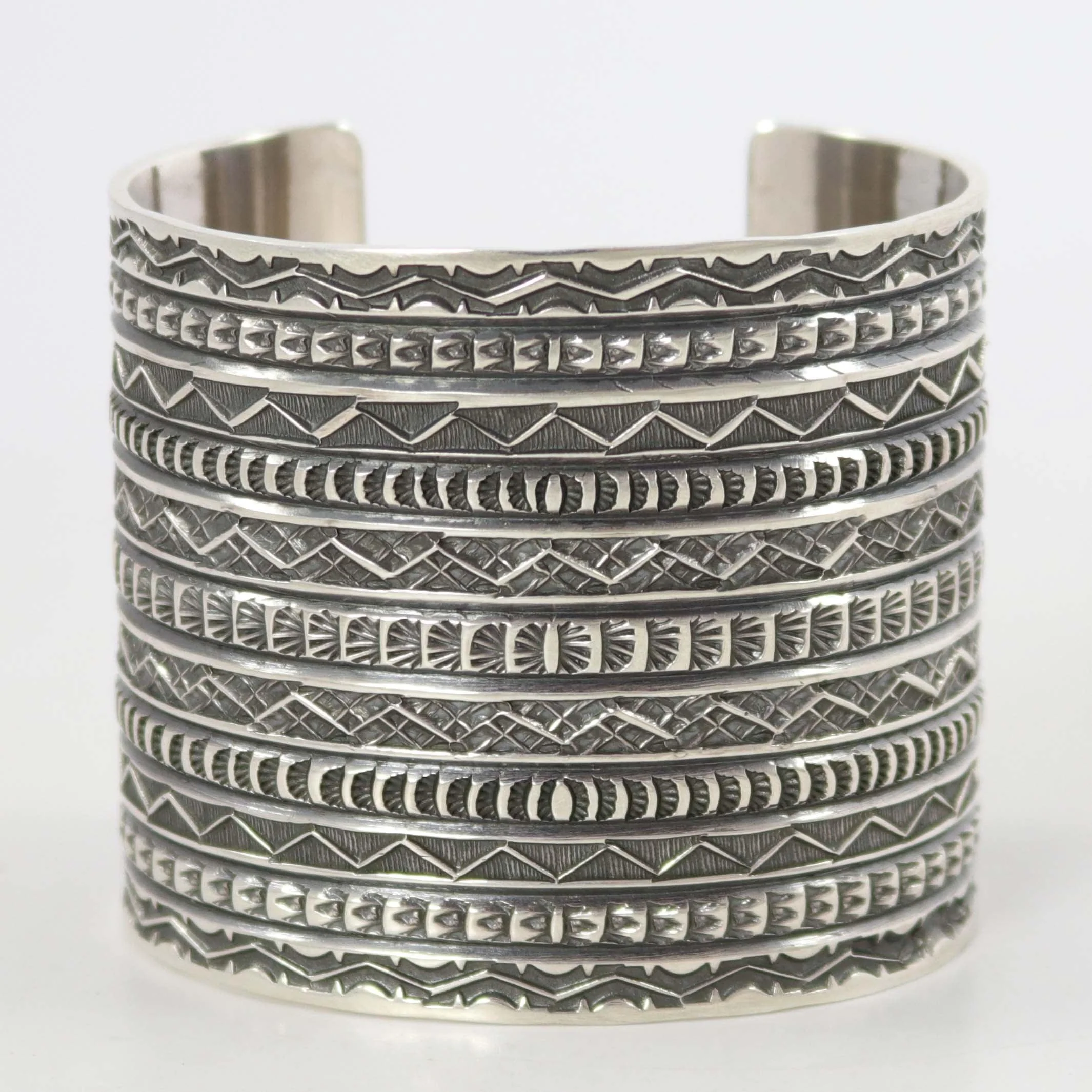 Stamped Silver Cuff - Image 2