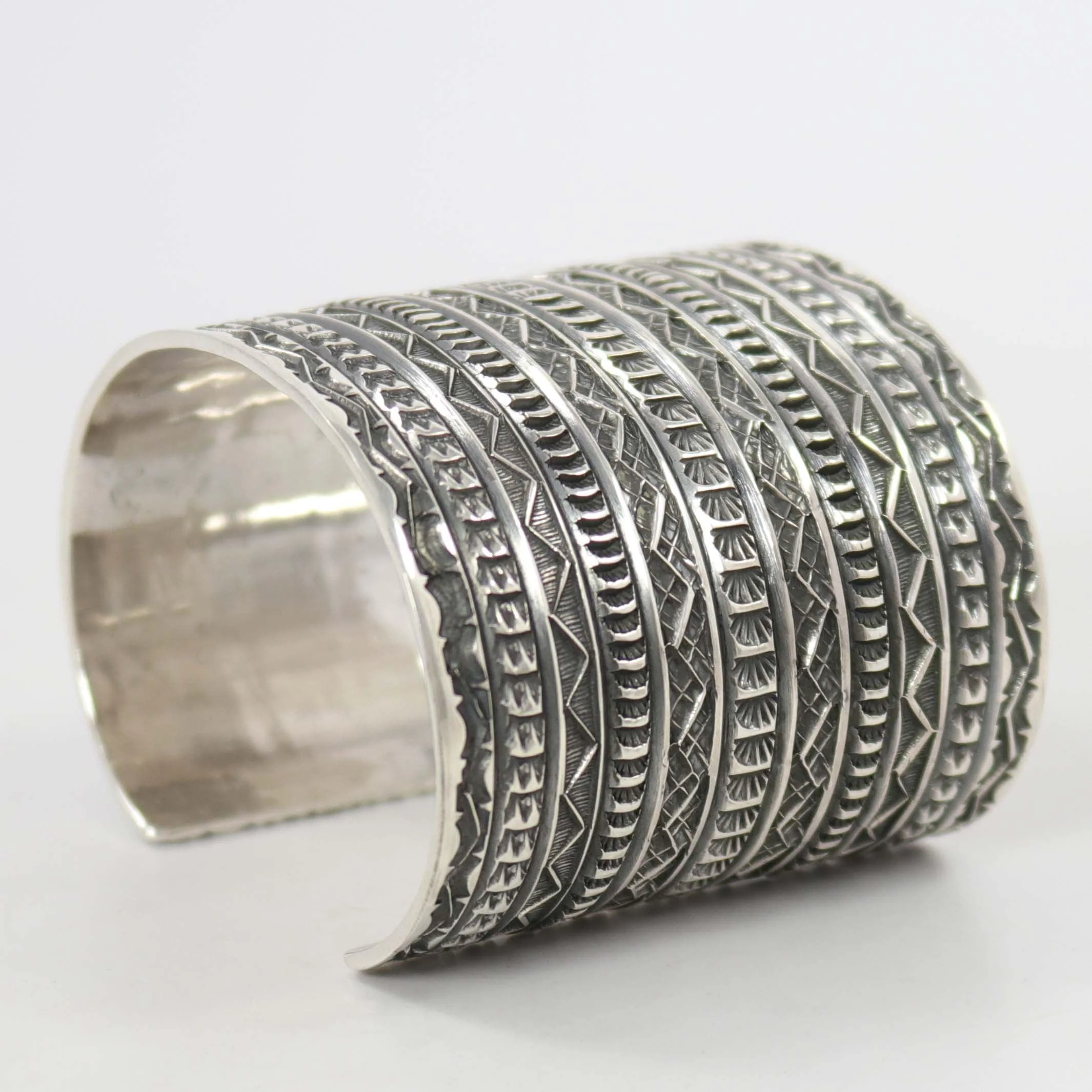 Stamped Silver Cuff - Image 3