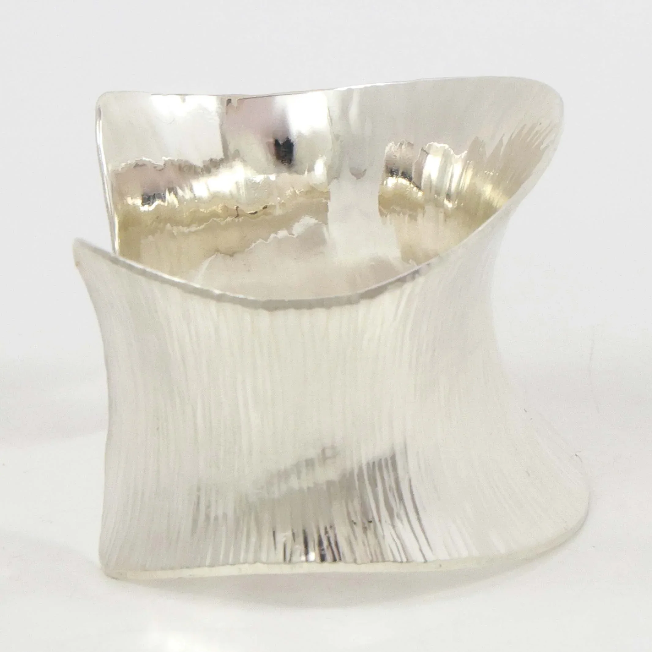 Stamped Silver Cuff - Image 3