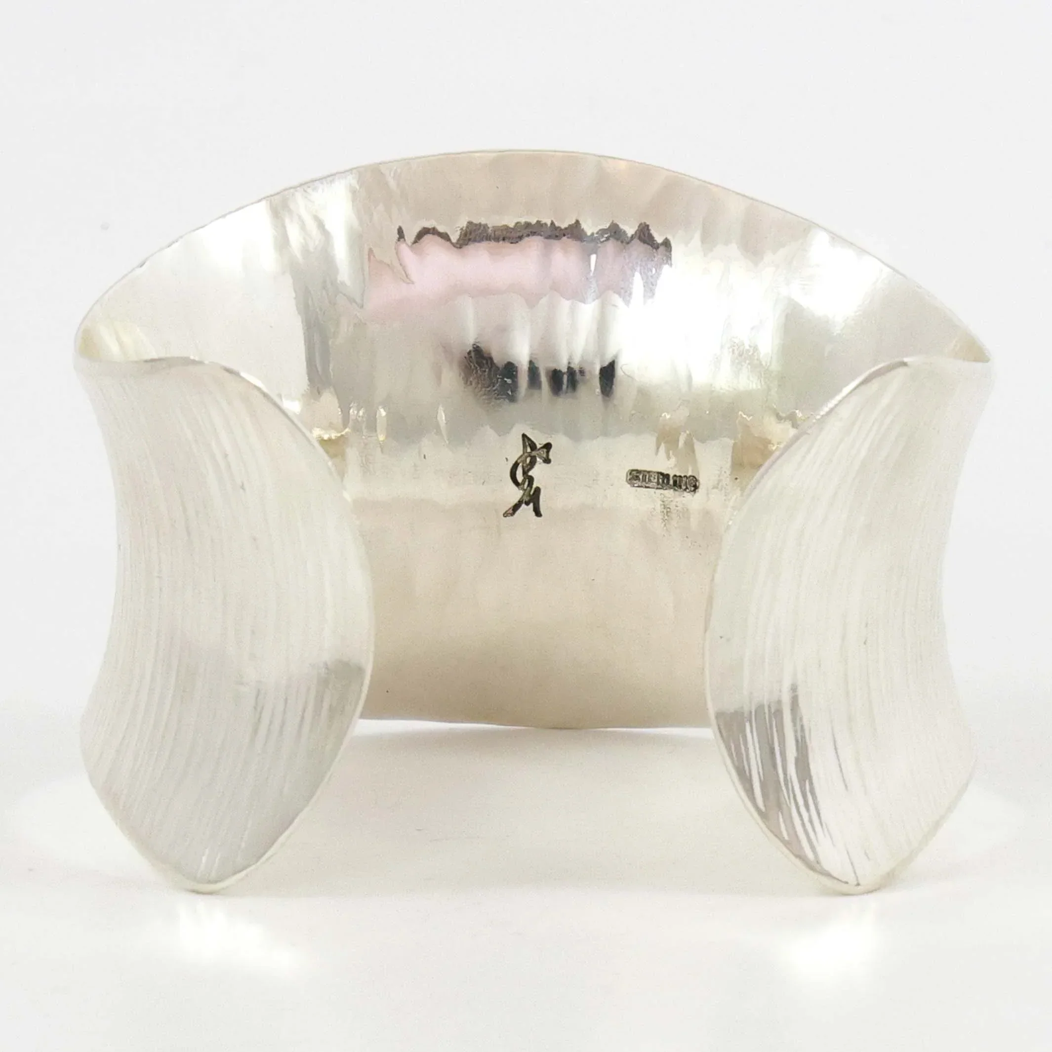 Stamped Silver Cuff - Image 4