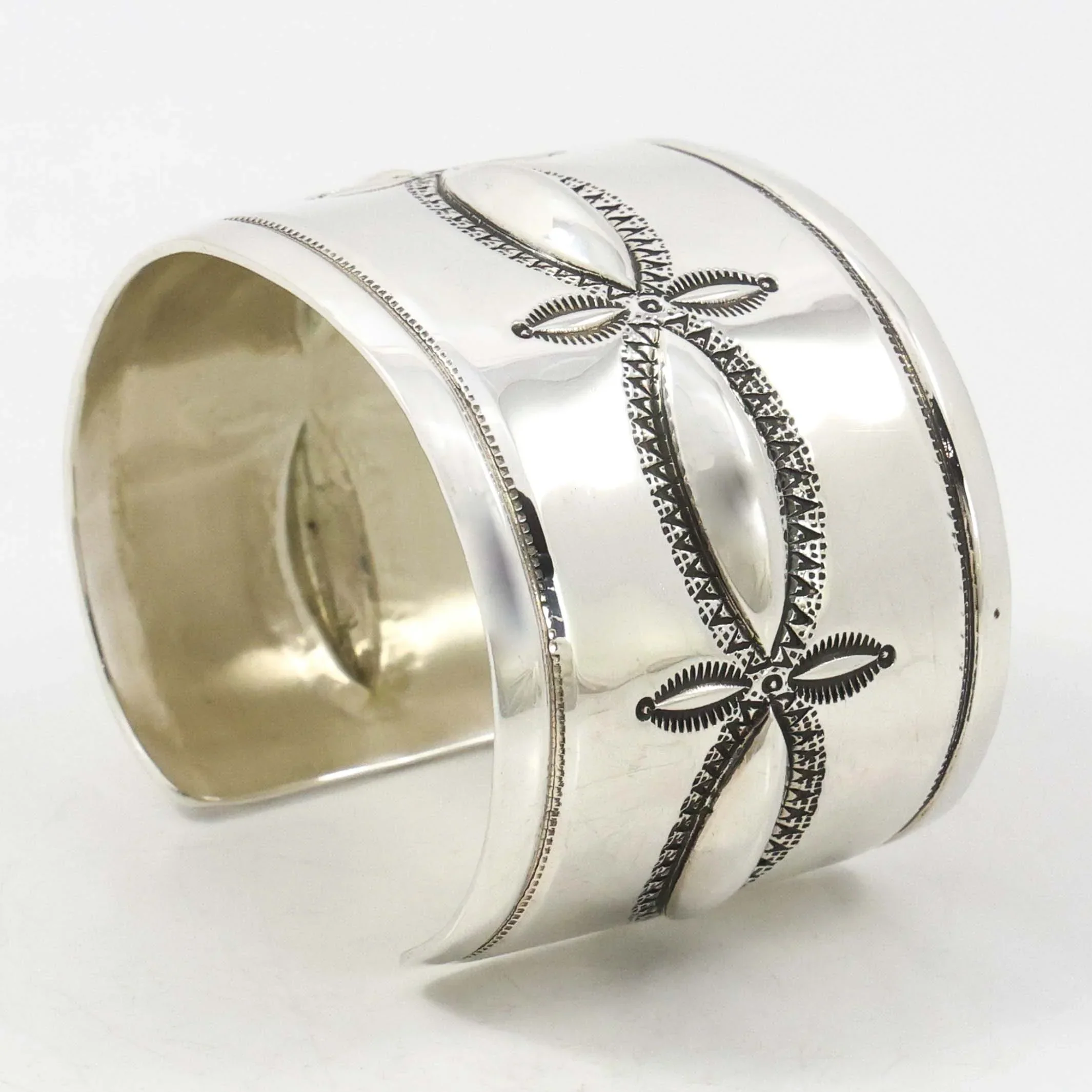 Stamped Silver Cuff - Image 3
