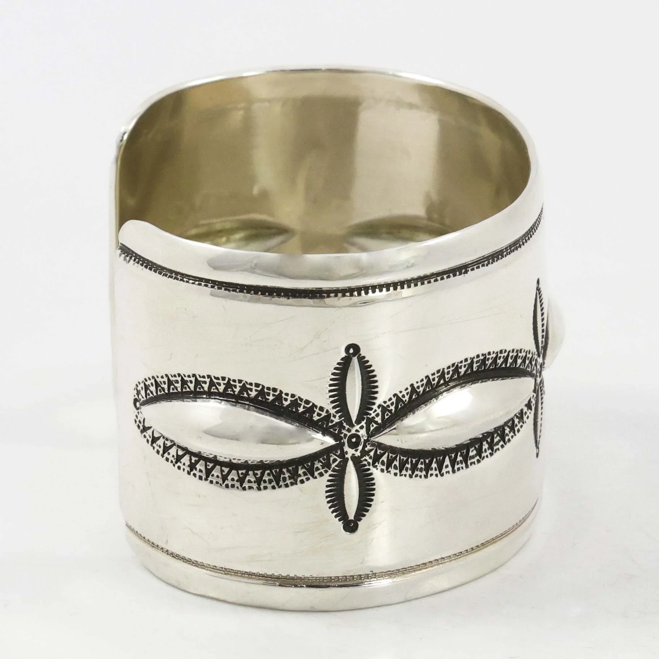 Stamped Silver Cuff - Image 5