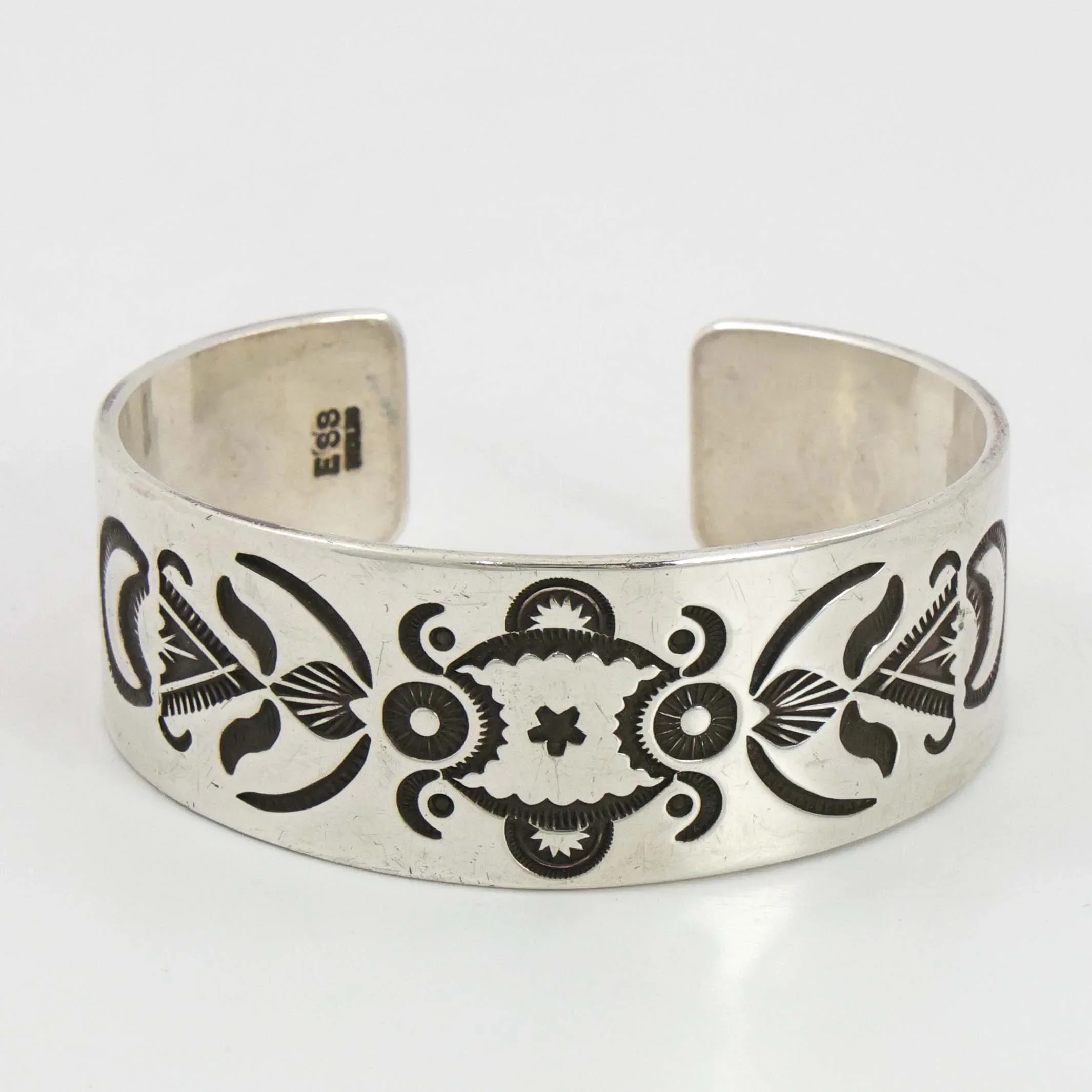 Stamped Silver Cuff - Image 2