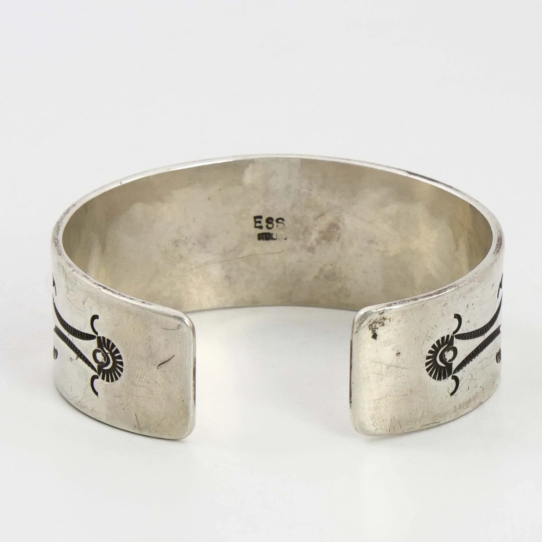 Stamped Silver Cuff - Image 6