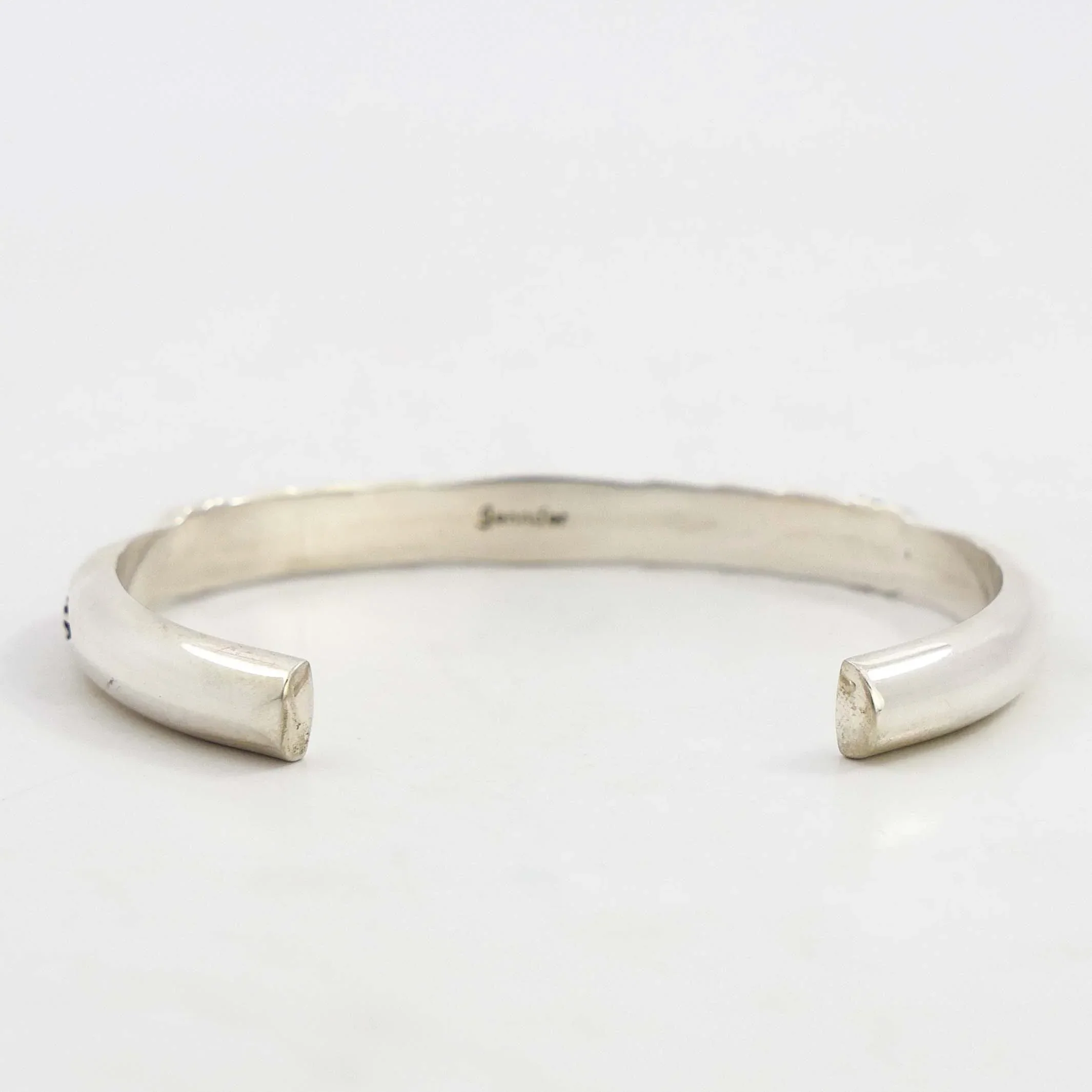 Stamped Silver Cuff - Image 4