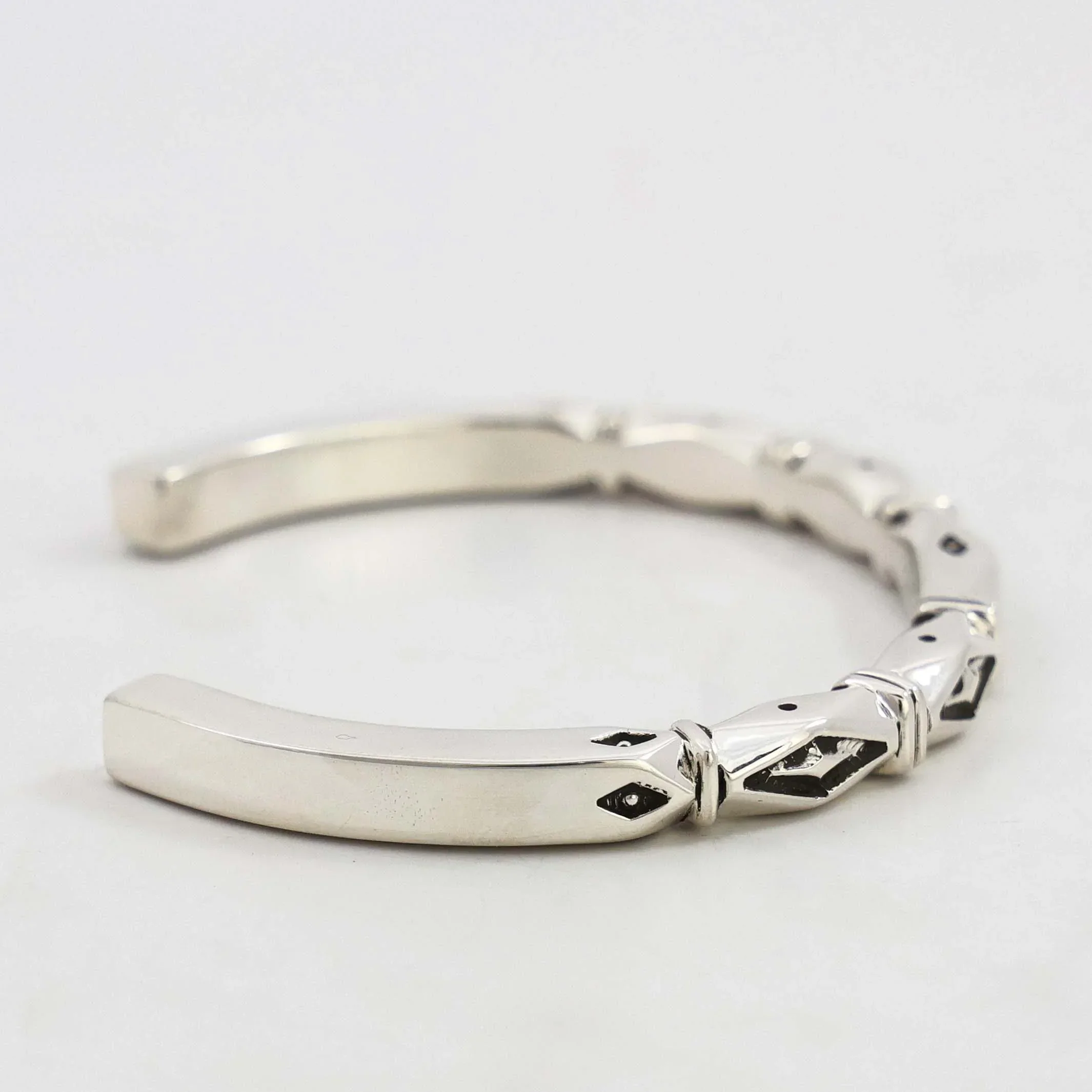 Stamped Silver Cuff - Image 3