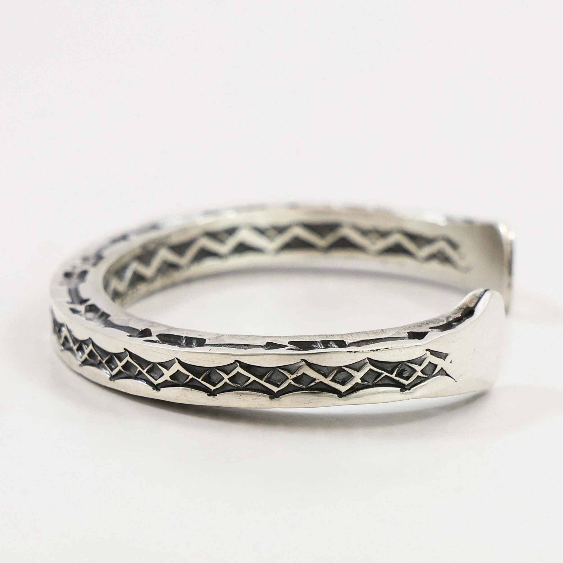 Stamped Silver Cuff - Image 2