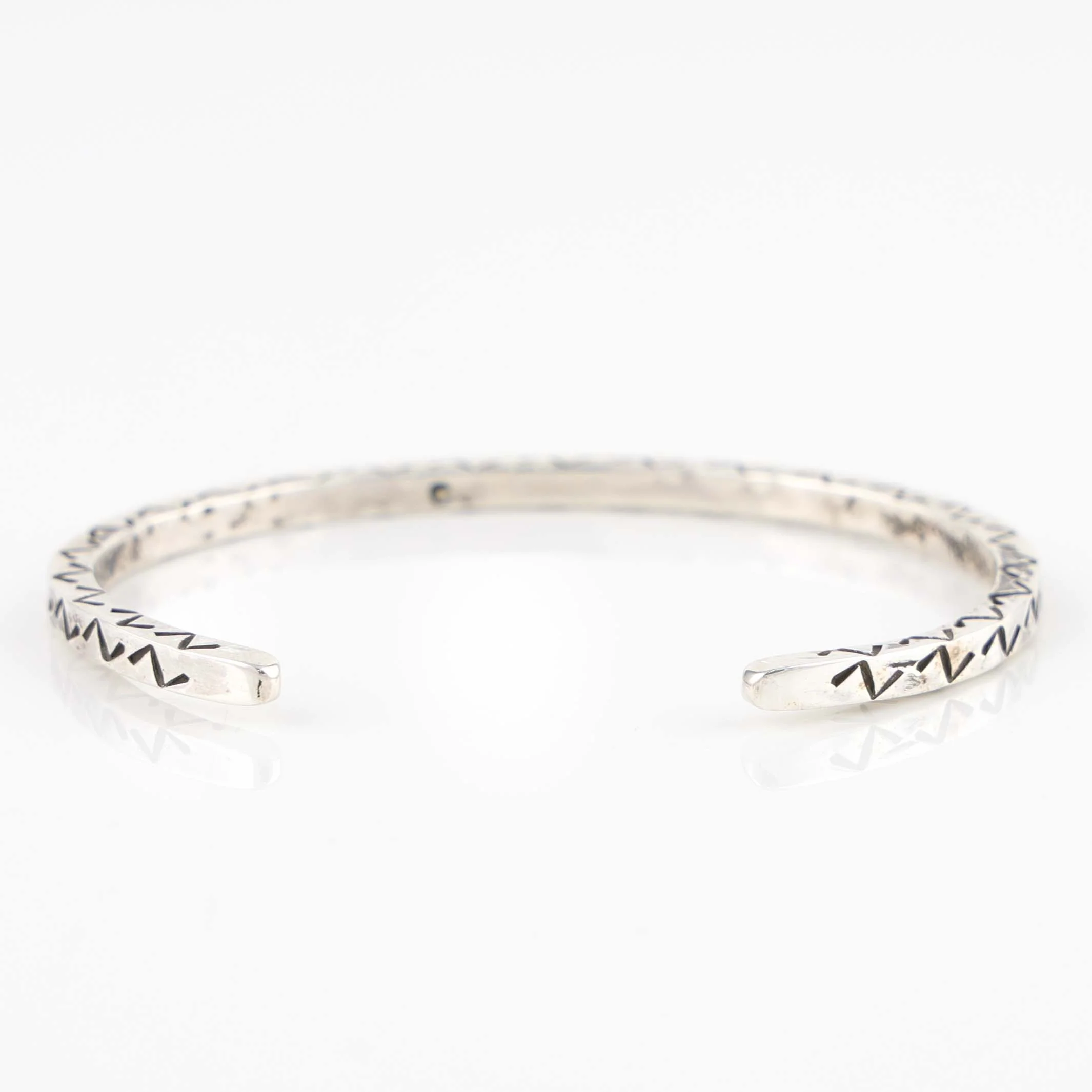 Stamped Silver Cuff - Image 3