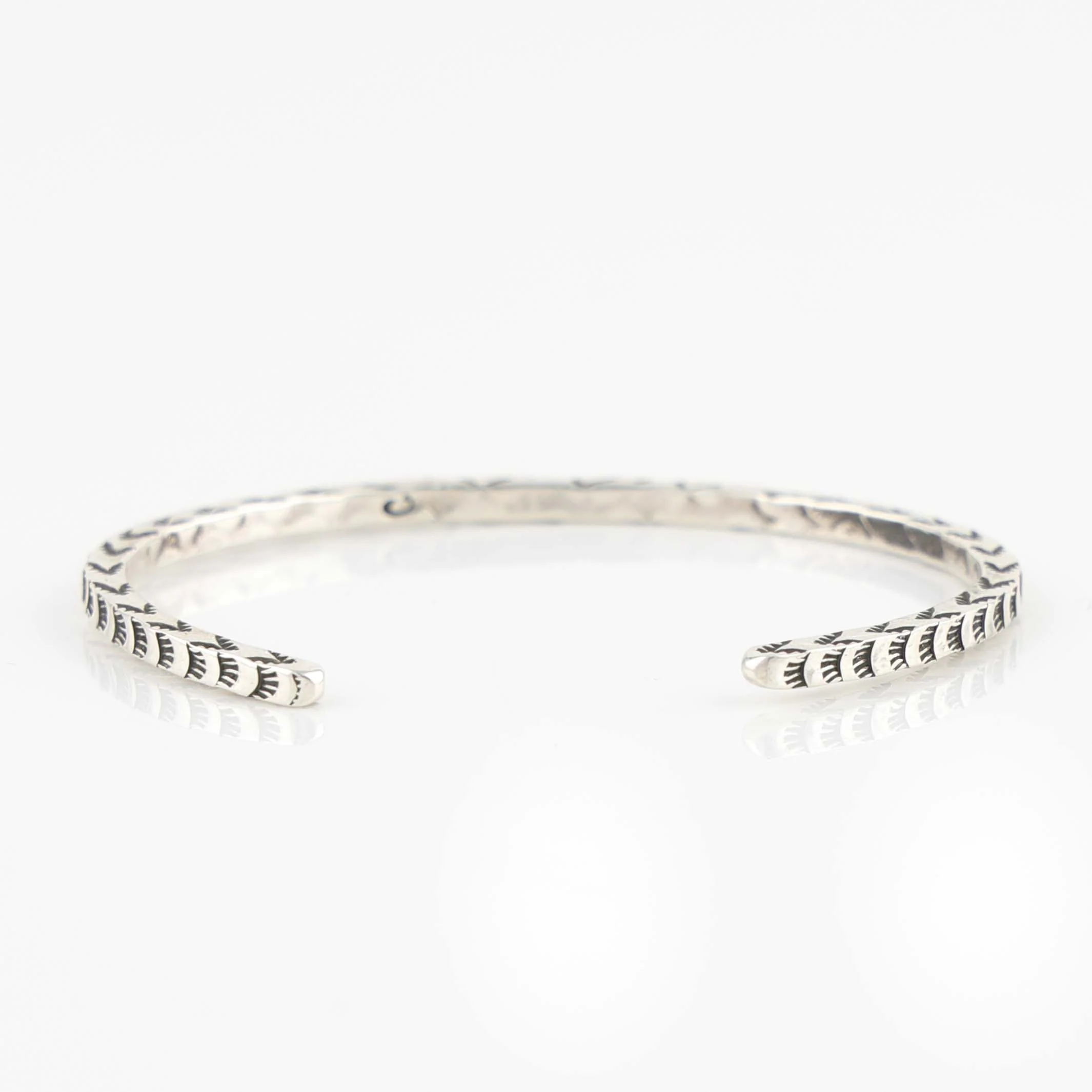 Stamped Silver Cuff - Image 3
