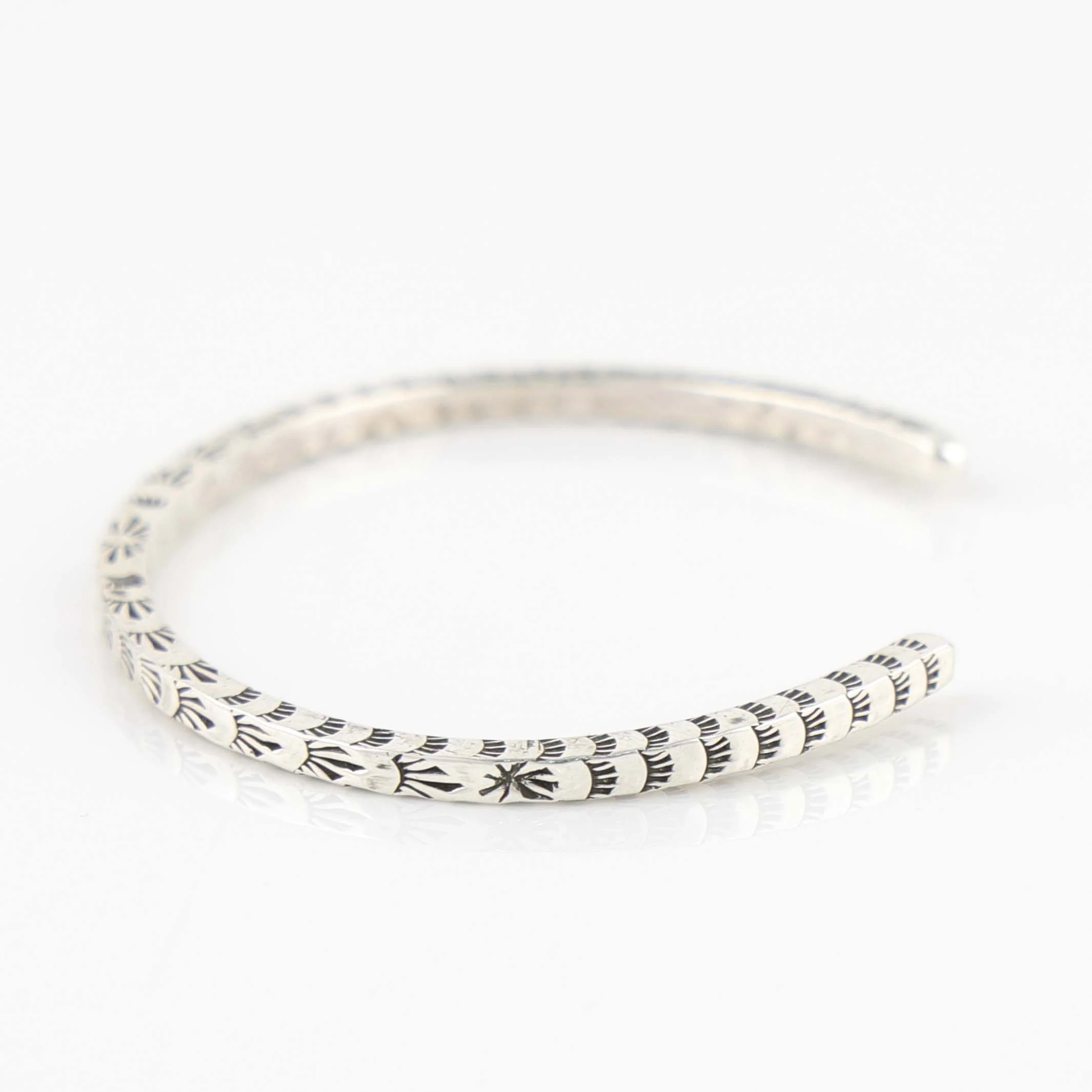 Stamped Silver Cuff - Image 2