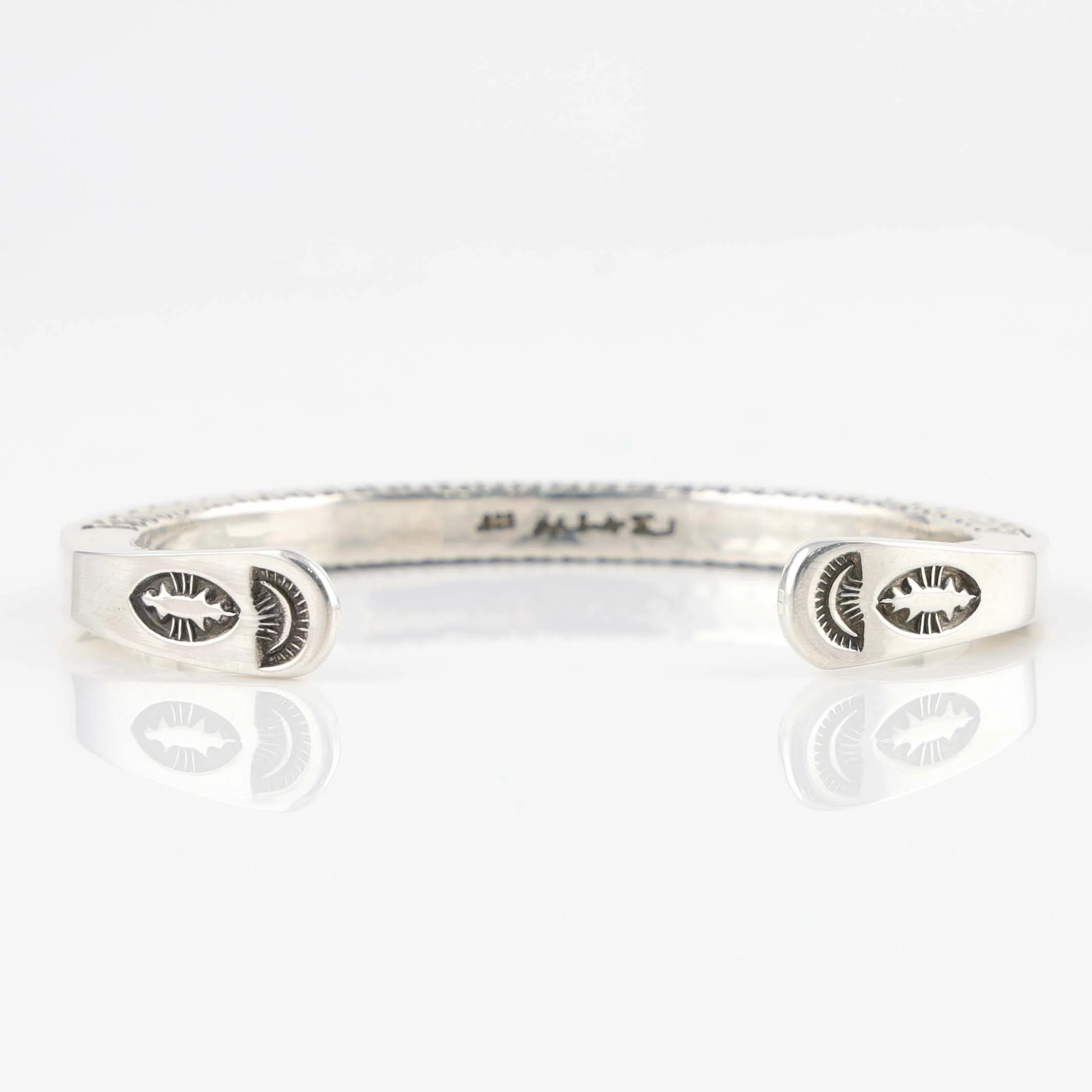 Stamped Silver Cuff - Image 4
