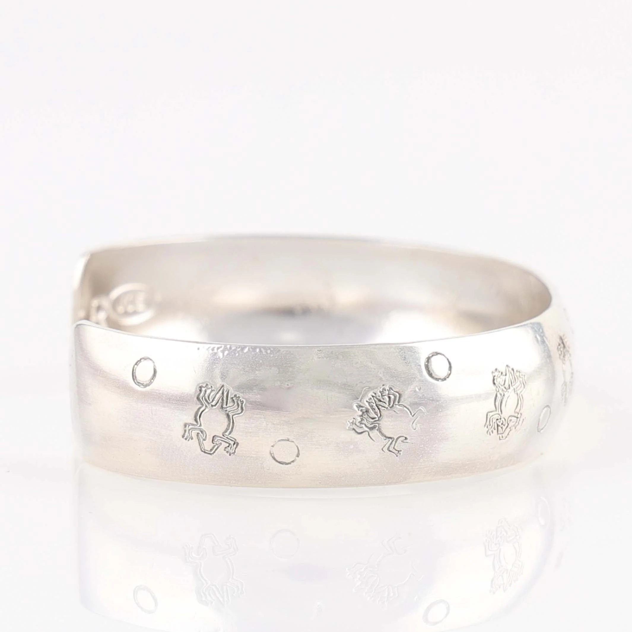 Stamped Silver Cuff - Image 3