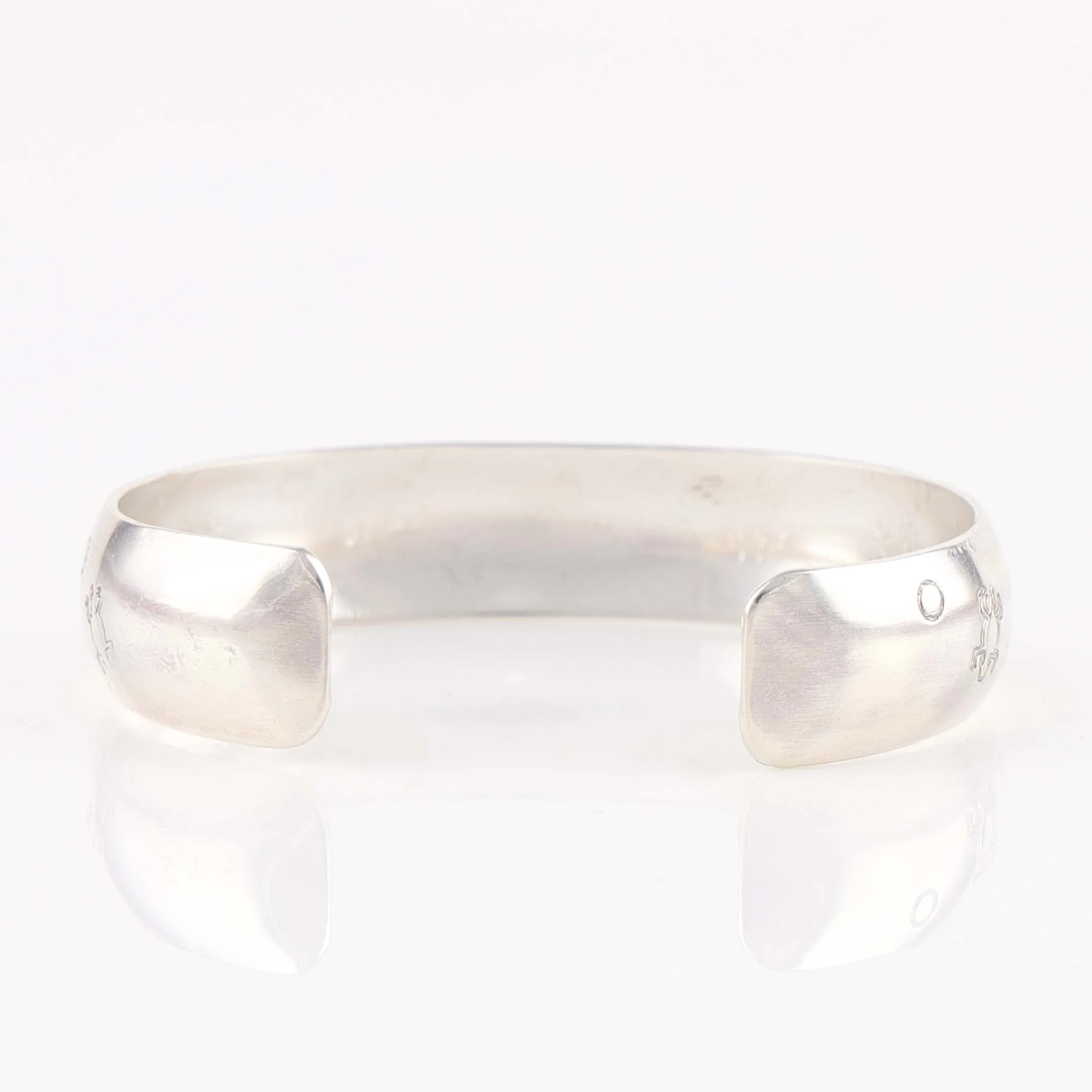 Stamped Silver Cuff - Image 4