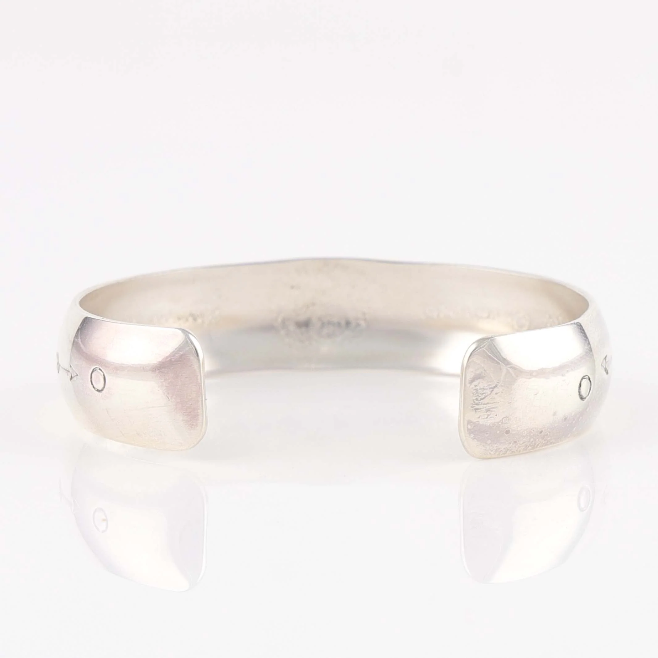 Stamped Silver Cuff - Image 4