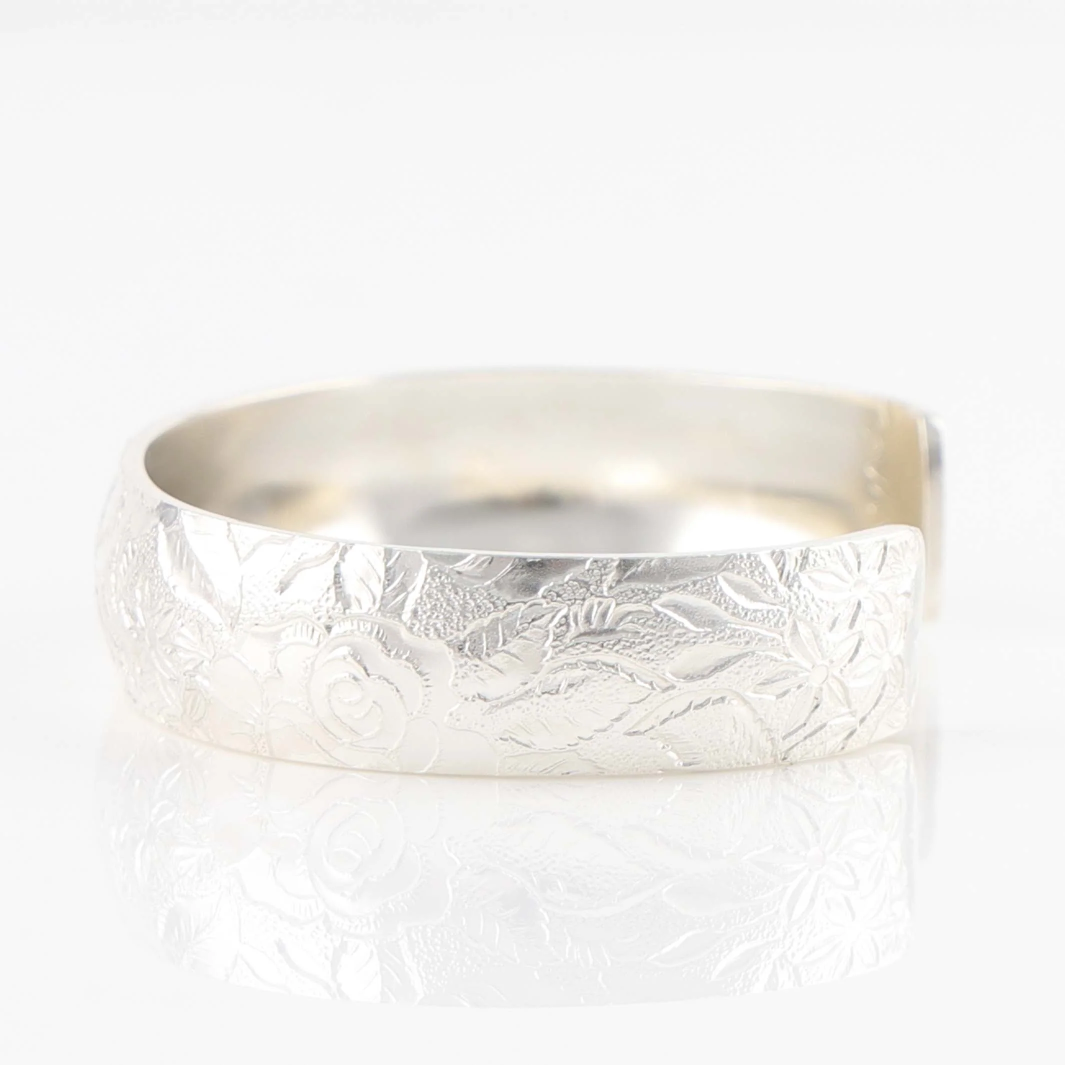 Stamped Silver Cuff - Image 2