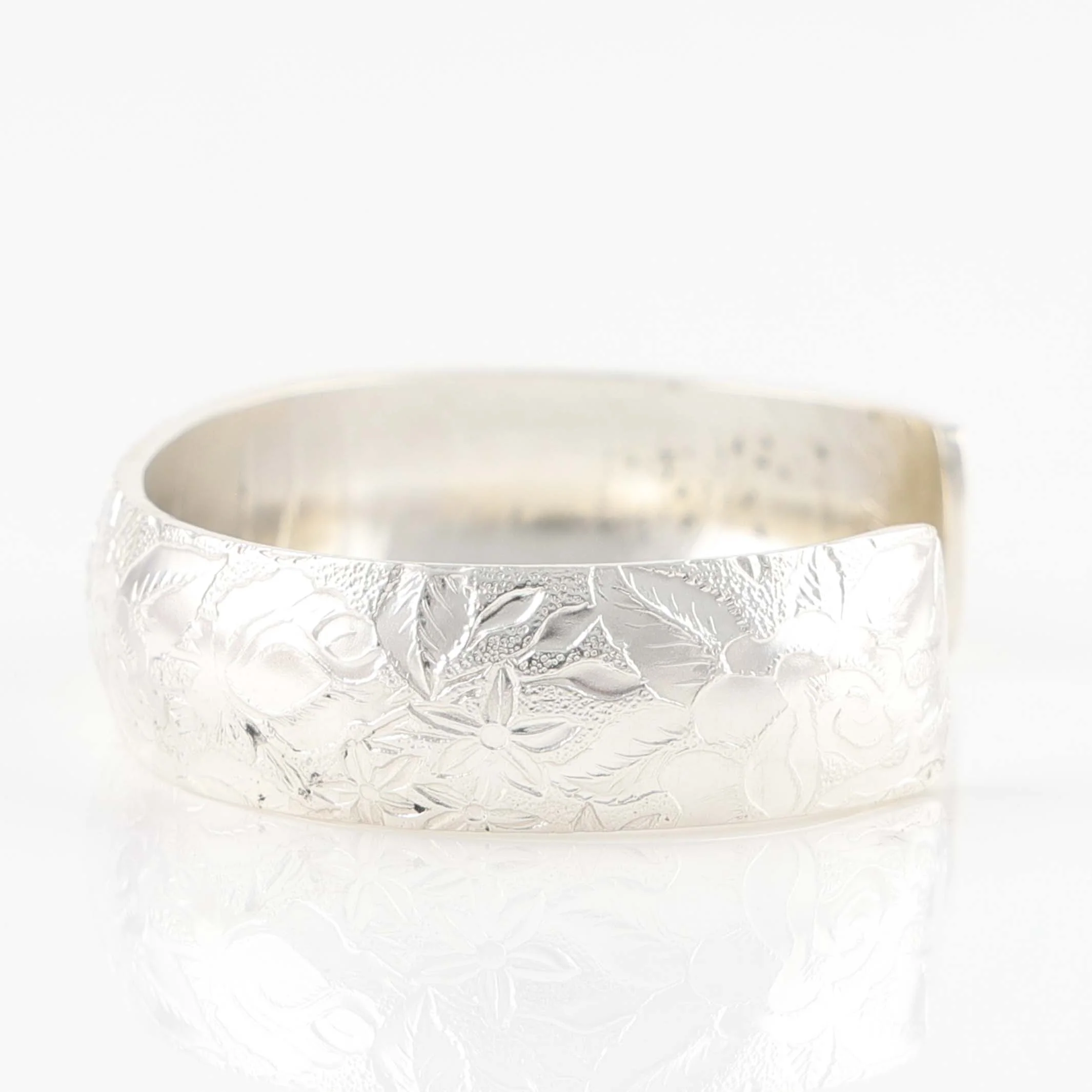 Stamped Silver Cuff - Image 2
