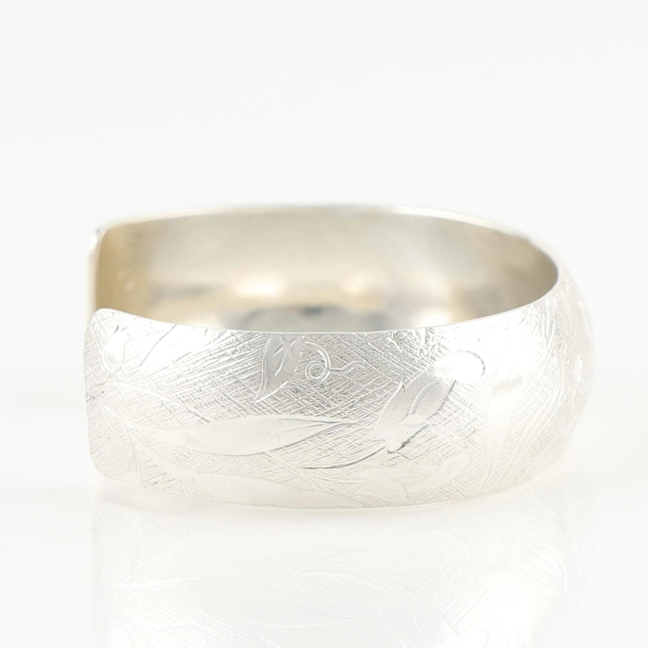 Stamped Silver Cuff - Image 3