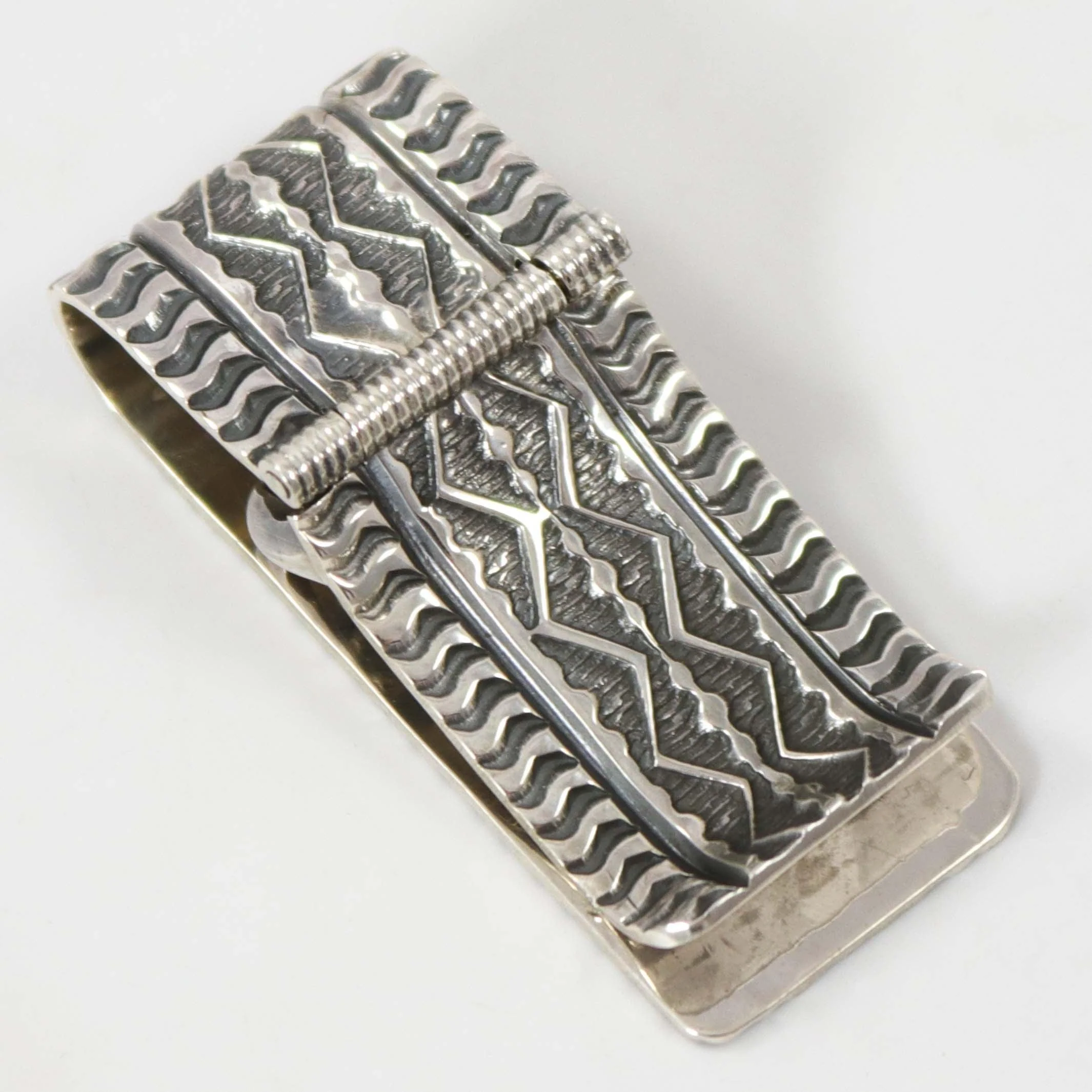 Stamped Silver Money Clip - Image 3