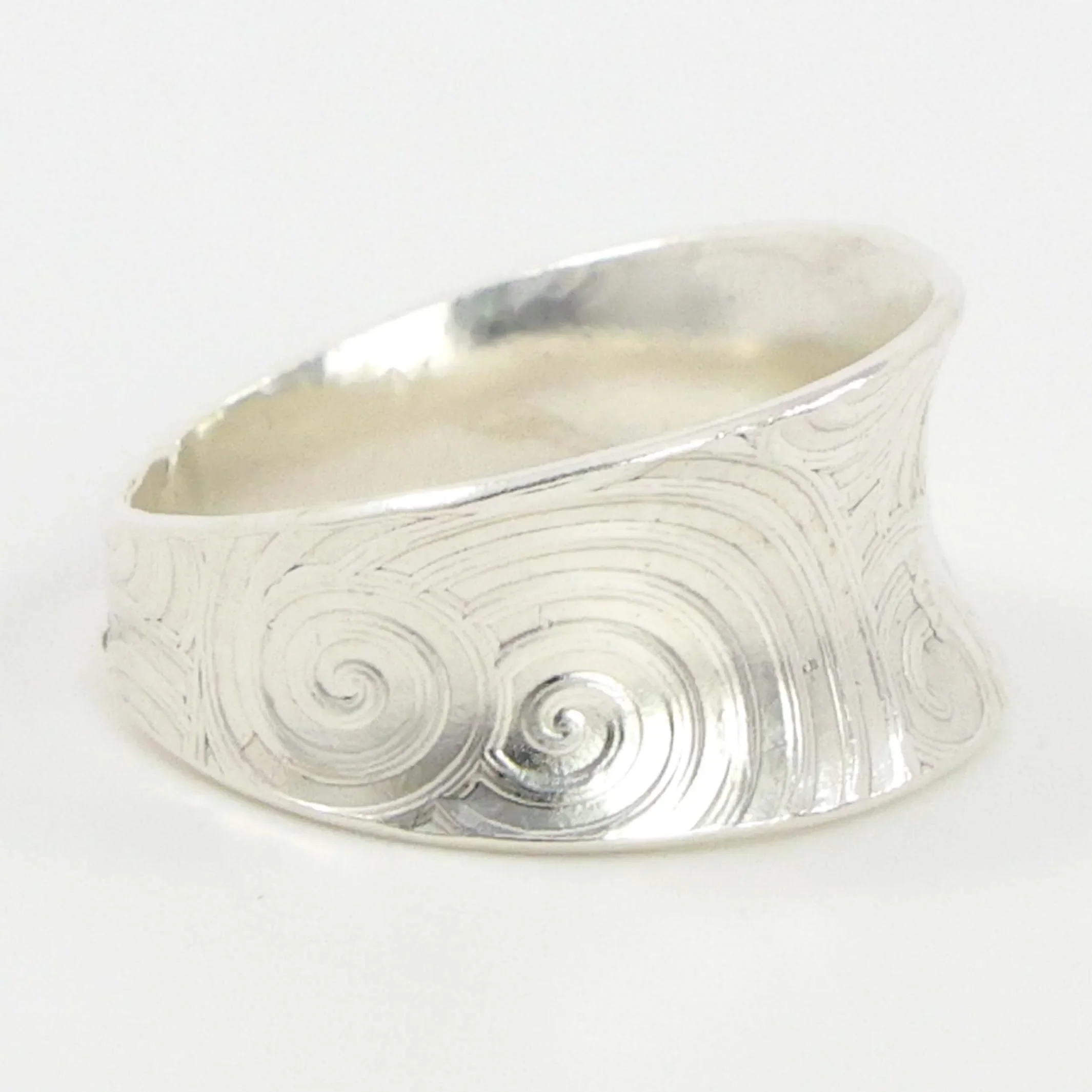 Stamped Silver Ring - Image 2