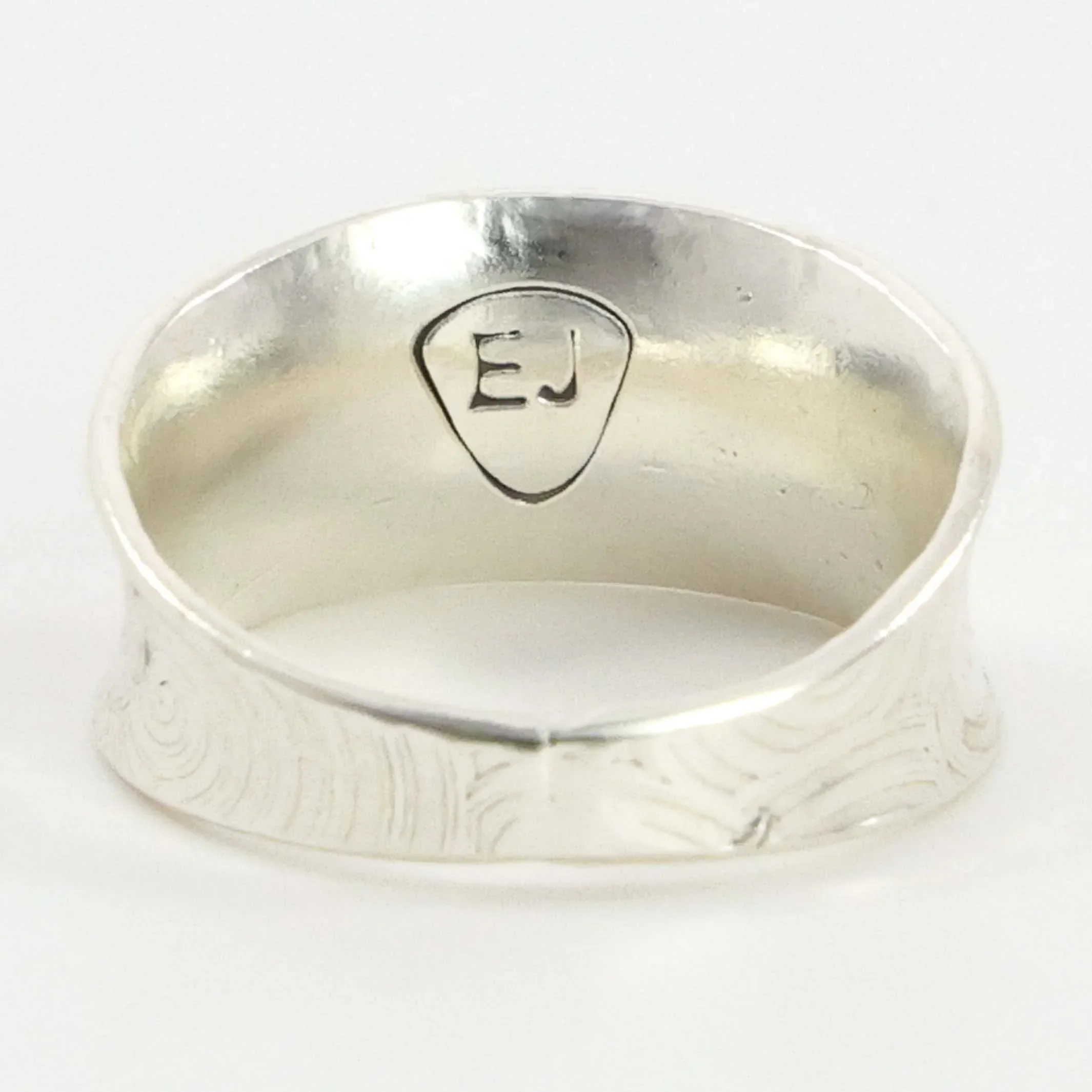 Stamped Silver Ring - Image 3