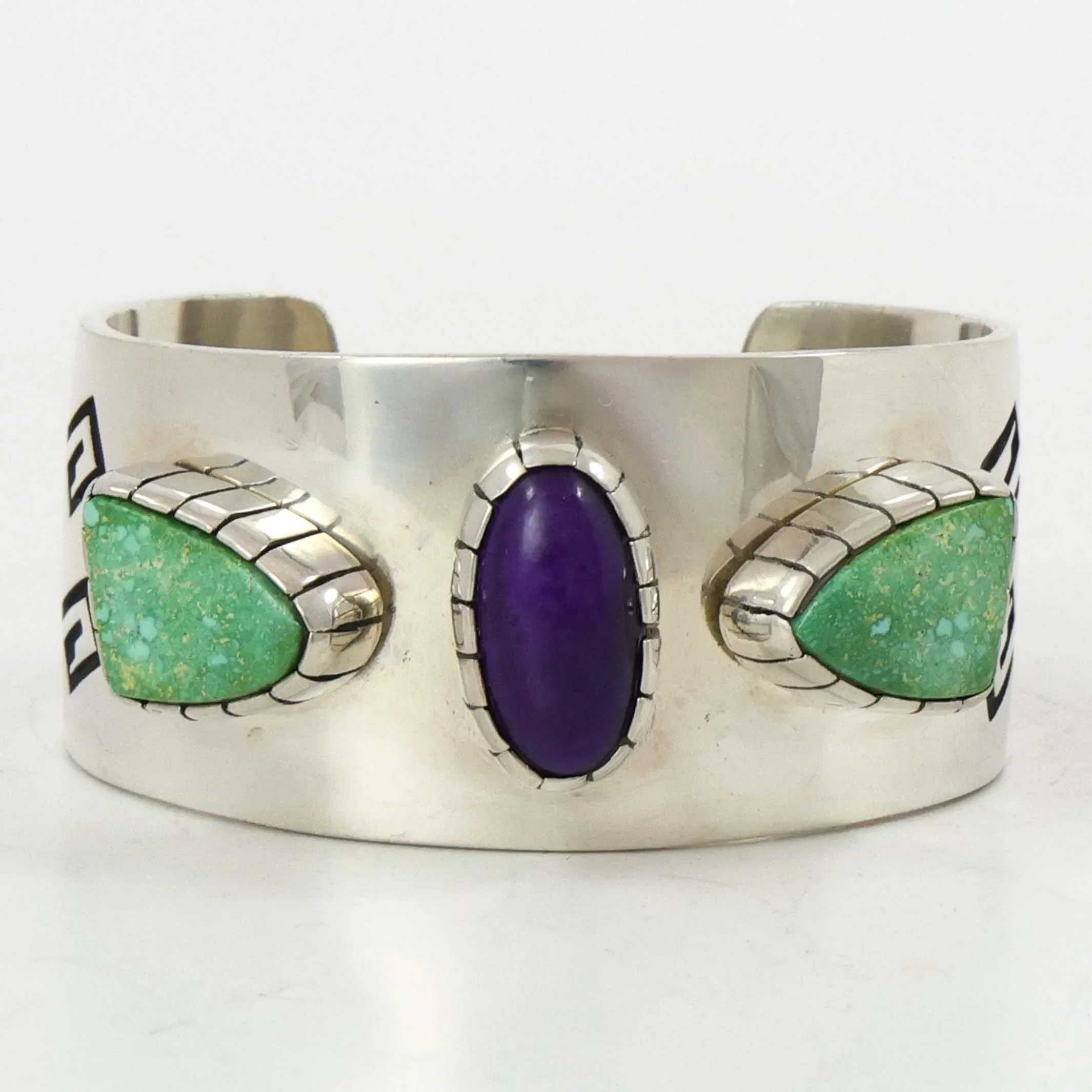 Sugilite and Turquoise Cuff - Image 2