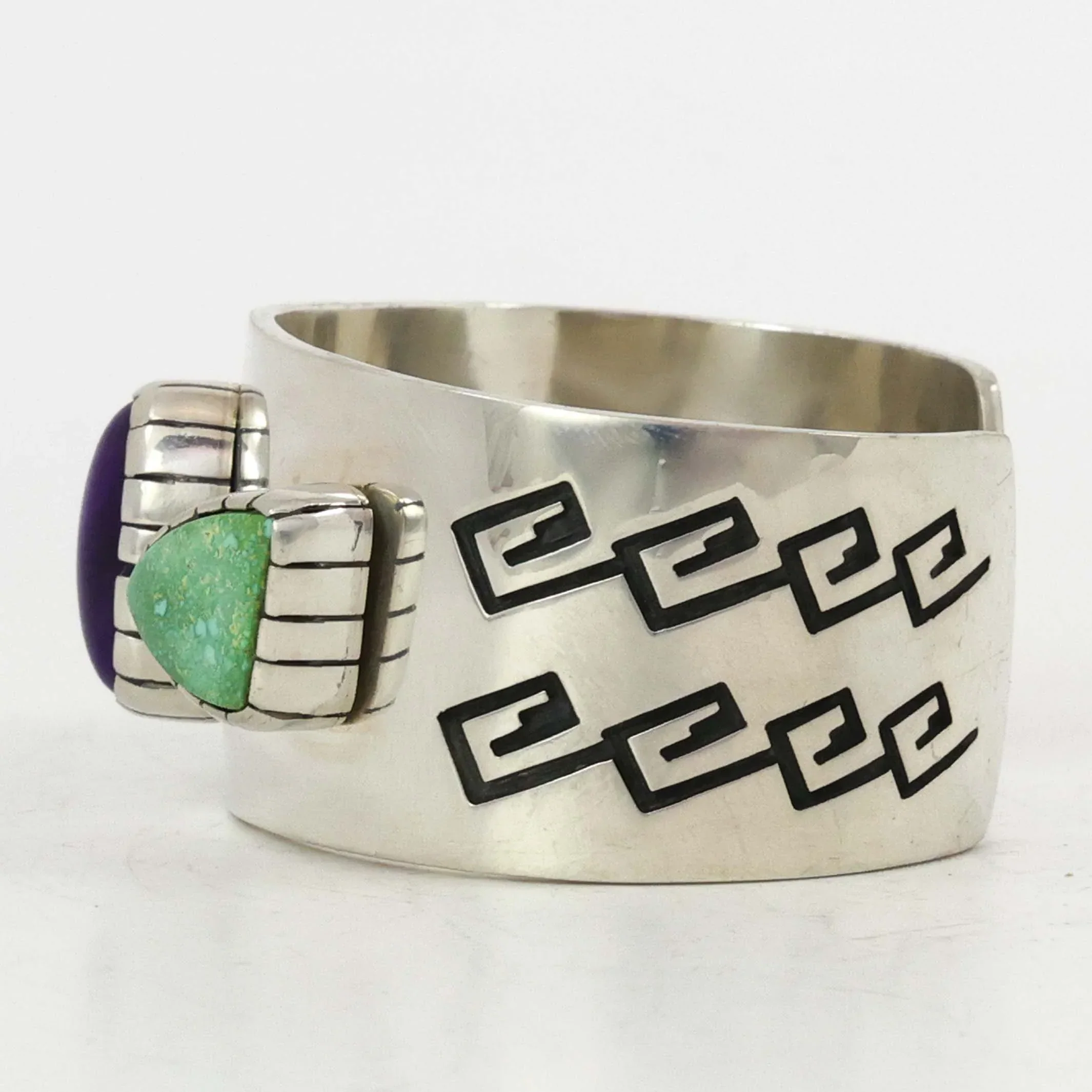 Sugilite and Turquoise Cuff - Image 3