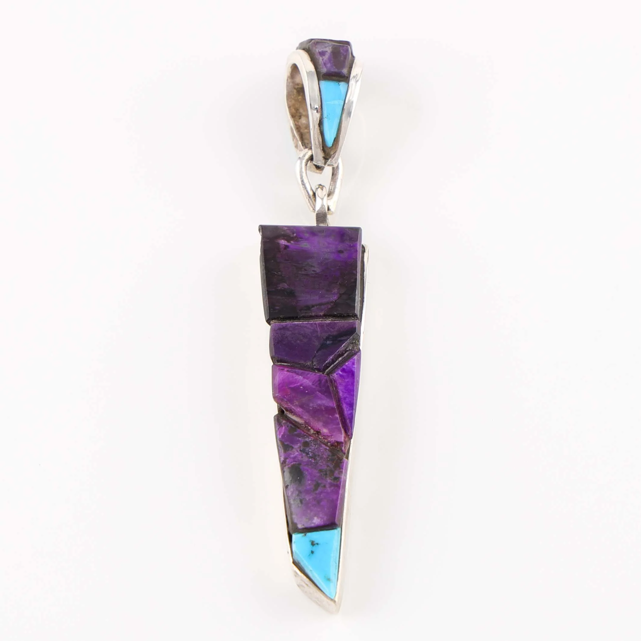 Sugilite and Turquoise Pendant